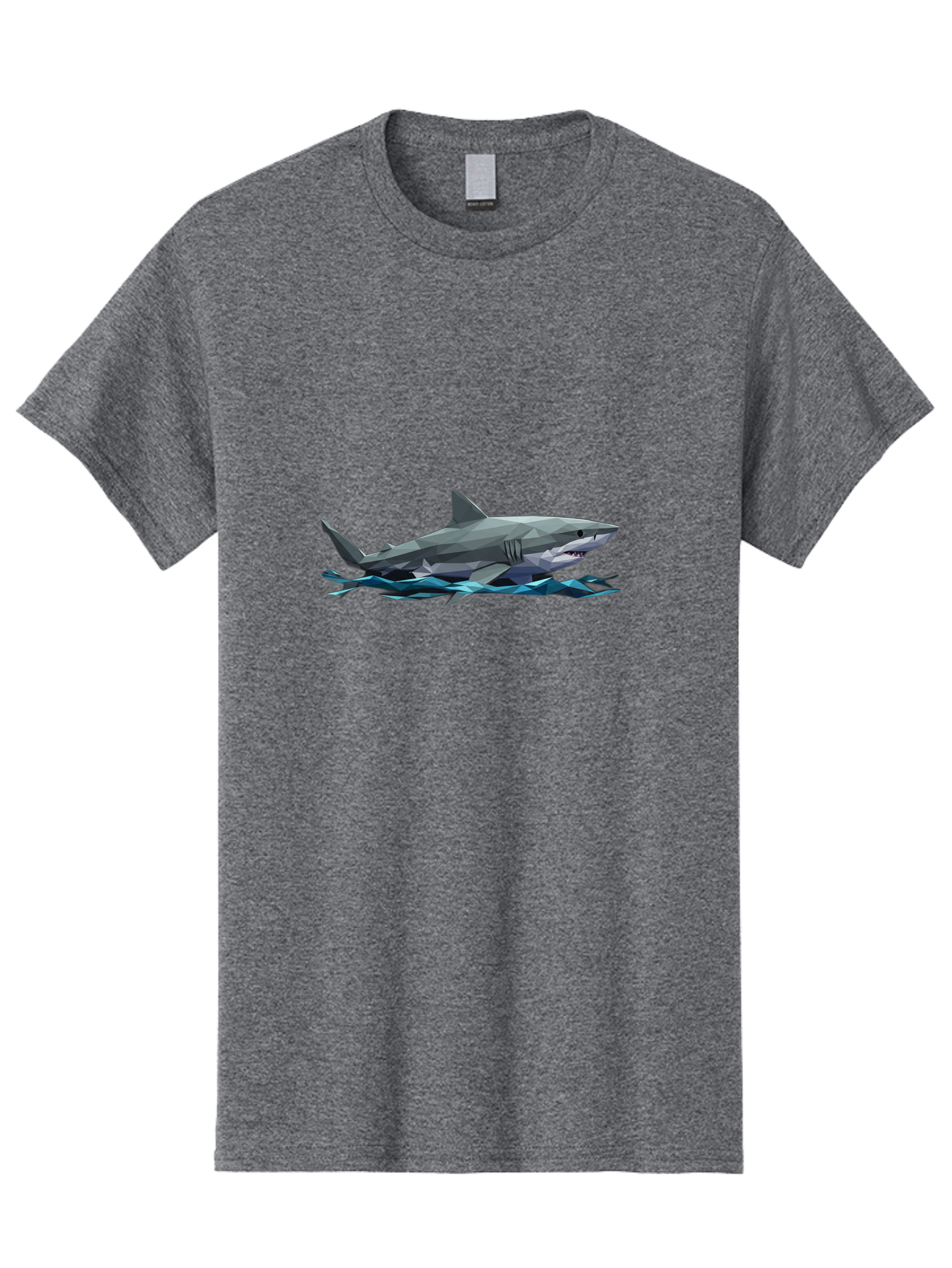 Low-Poly-Shark Men'S Graphic Tee, 100% Cotton, Comfortable Casual Summer Wear, Machine Washable, Vintage Camera, Old Camera, Antique Camera, Black Camera, Classic Photography, Photography Equipment, Nostalgic Device, Film Camera, Camera Art Bam816
