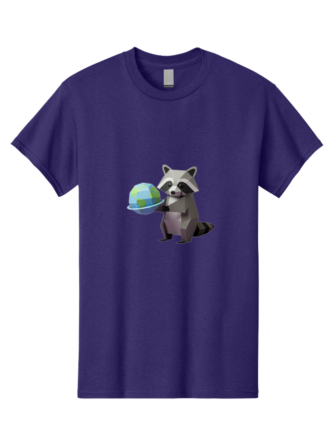 Lowpoly-Raccoon-With-Globe Men'S Graphic Tee, 100% Cotton, Comfortable Casual Summer Wear, Machine Washable, Vintage Camera, Old Camera, Antique Camera, Black Camera, Classic Photography, Photography Equipment, Nostalgic Device, Film Camera, Bam817