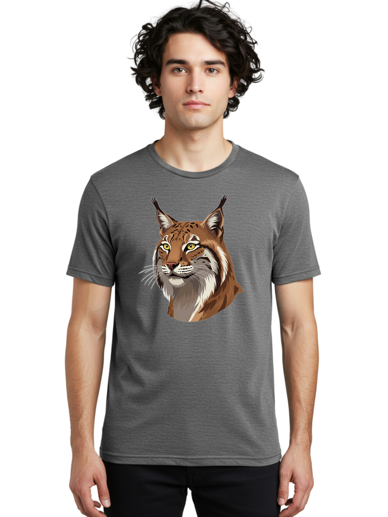 Lynx-Head Men'S Graphic Tee, 100% Cotton, Comfortable Casual Summer Wear, Machine Washable, Vintage Camera, Old Camera, Antique Camera, Black Camera, Classic Photography, Photography Equipment, Nostalgic Device, Film Camera, Camera Art Bam819