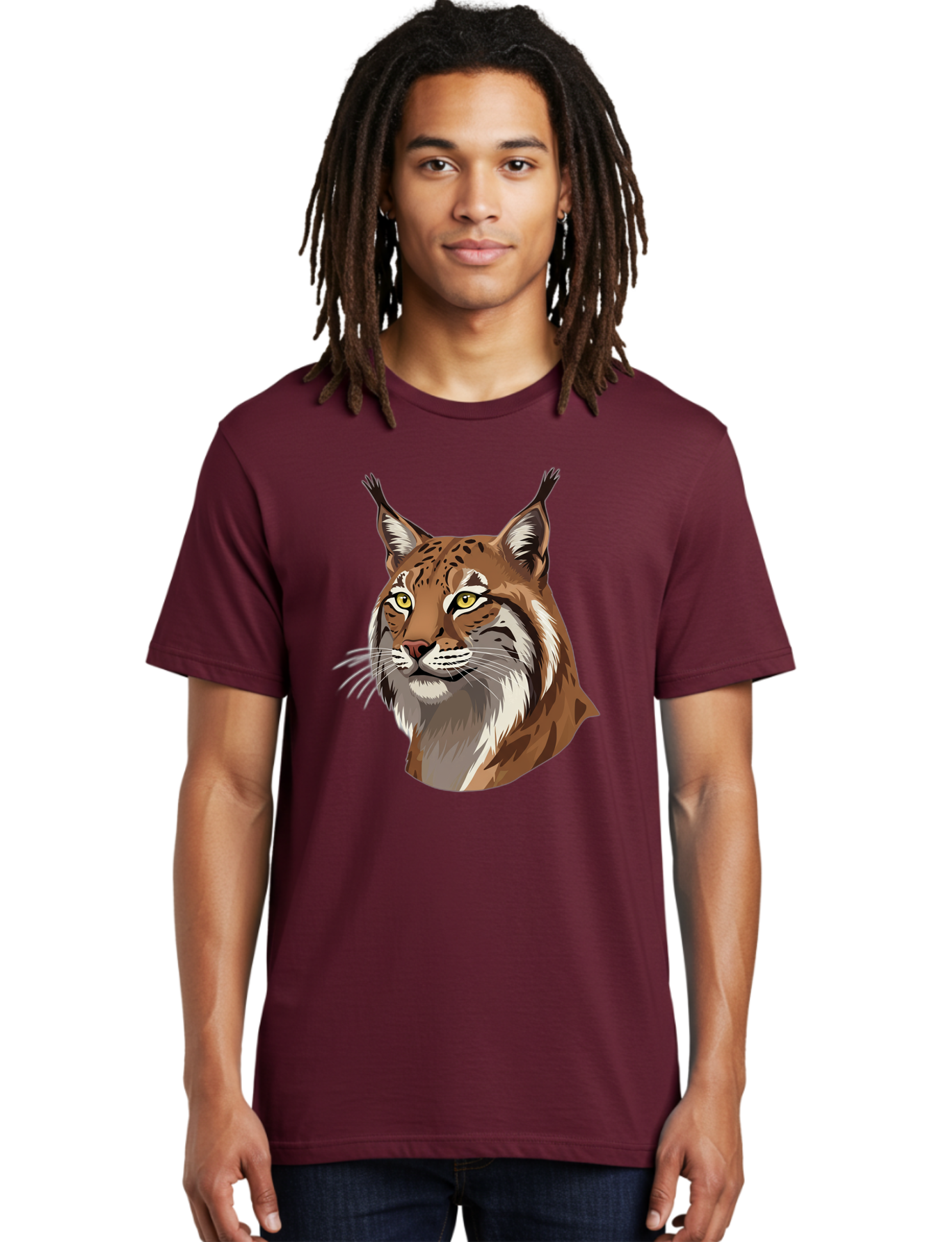 Lynx-Head Men'S Graphic Tee, 100% Cotton, Comfortable Casual Summer Wear, Machine Washable, Vintage Camera, Old Camera, Antique Camera, Black Camera, Classic Photography, Photography Equipment, Nostalgic Device, Film Camera, Camera Art Bam819
