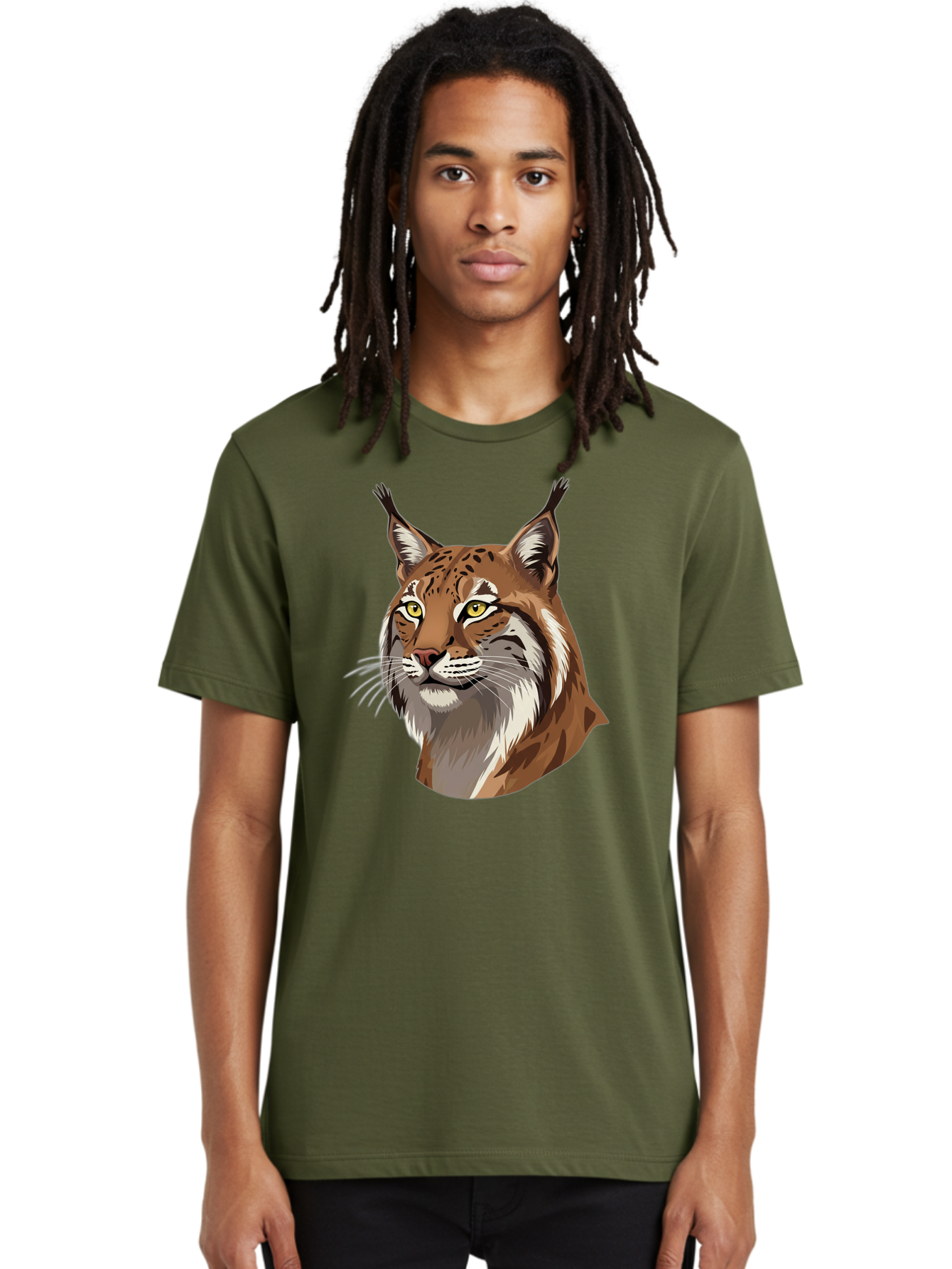 Lynx-Head Men'S Graphic Tee, 100% Cotton, Comfortable Casual Summer Wear, Machine Washable, Vintage Camera, Old Camera, Antique Camera, Black Camera, Classic Photography, Photography Equipment, Nostalgic Device, Film Camera, Camera Art Bam819