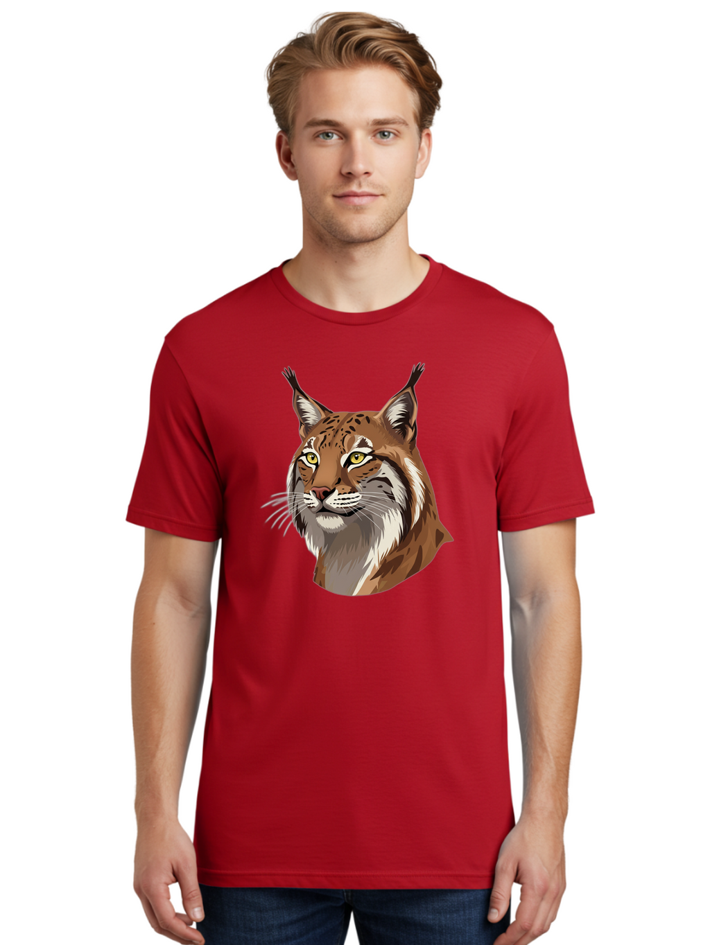 Lynx-Head Men'S Graphic Tee, 100% Cotton, Comfortable Casual Summer Wear, Machine Washable, Vintage Camera, Old Camera, Antique Camera, Black Camera, Classic Photography, Photography Equipment, Nostalgic Device, Film Camera, Camera Art Bam819