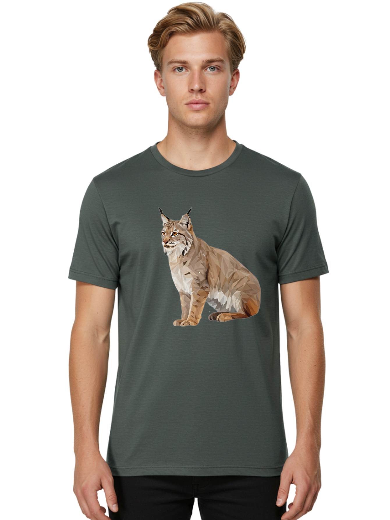 Lynx Men'S Graphic Tee, 100% Cotton, Comfortable Casual Summer Wear, Machine Washable, Vintage Camera, Old Camera, Antique Camera, Black Camera, Classic Photography, Photography Equipment, Nostalgic Device, Film Camera, Camera Art Bam820