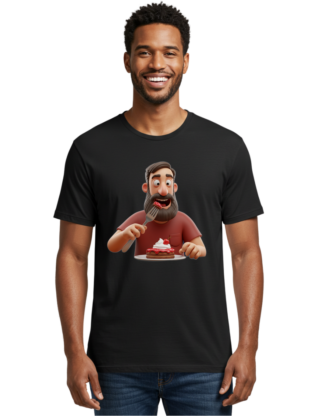 Man-Eats-Pancake Men'S Graphic Tee, 100% Cotton, Comfortable Casual Summer Wear, Machine Washable, Vintage Camera, Old Camera, Antique Camera, Black Camera, Classic Photography, Photography Equipment, Nostalgic Device, Film Camera, Camera Art Bam824