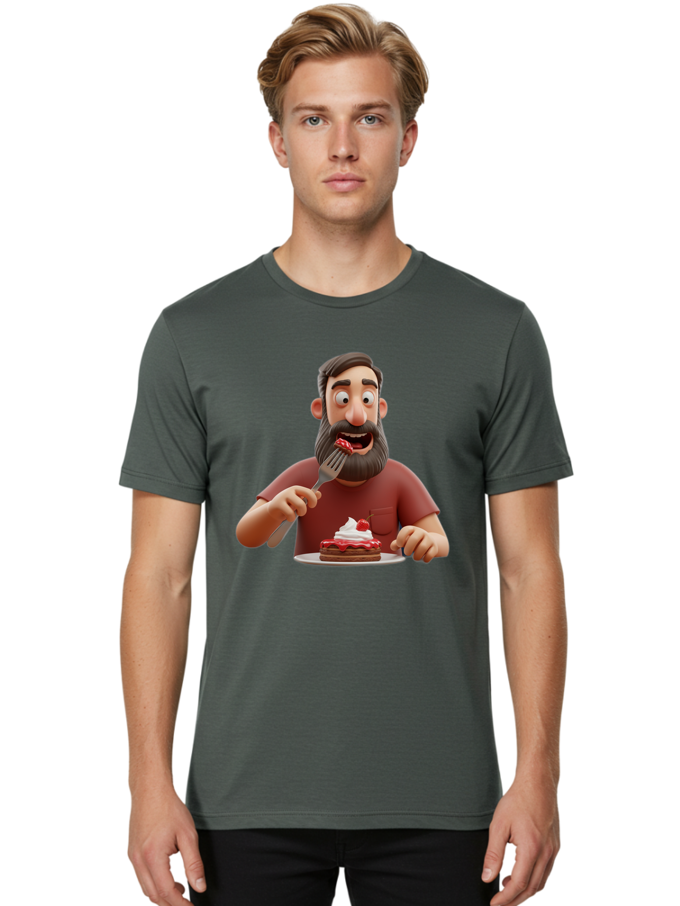Man-Eats-Pancake Men'S Graphic Tee, 100% Cotton, Comfortable Casual Summer Wear, Machine Washable, Vintage Camera, Old Camera, Antique Camera, Black Camera, Classic Photography, Photography Equipment, Nostalgic Device, Film Camera, Camera Art Bam824