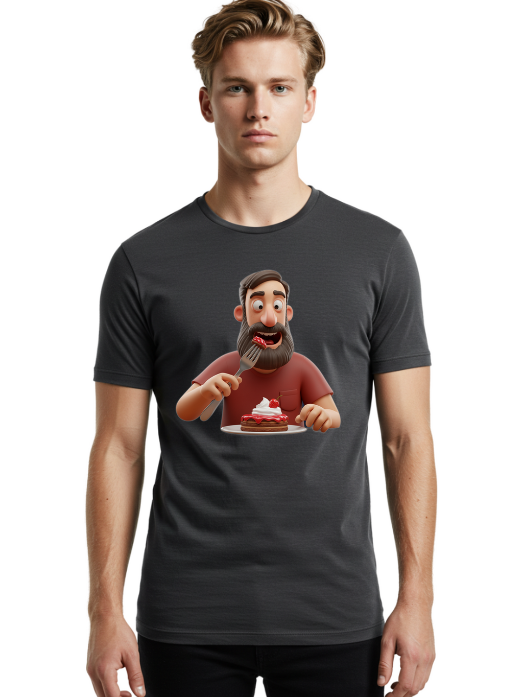 Man-Eats-Pancake Men'S Graphic Tee, 100% Cotton, Comfortable Casual Summer Wear, Machine Washable, Vintage Camera, Old Camera, Antique Camera, Black Camera, Classic Photography, Photography Equipment, Nostalgic Device, Film Camera, Camera Art Bam824