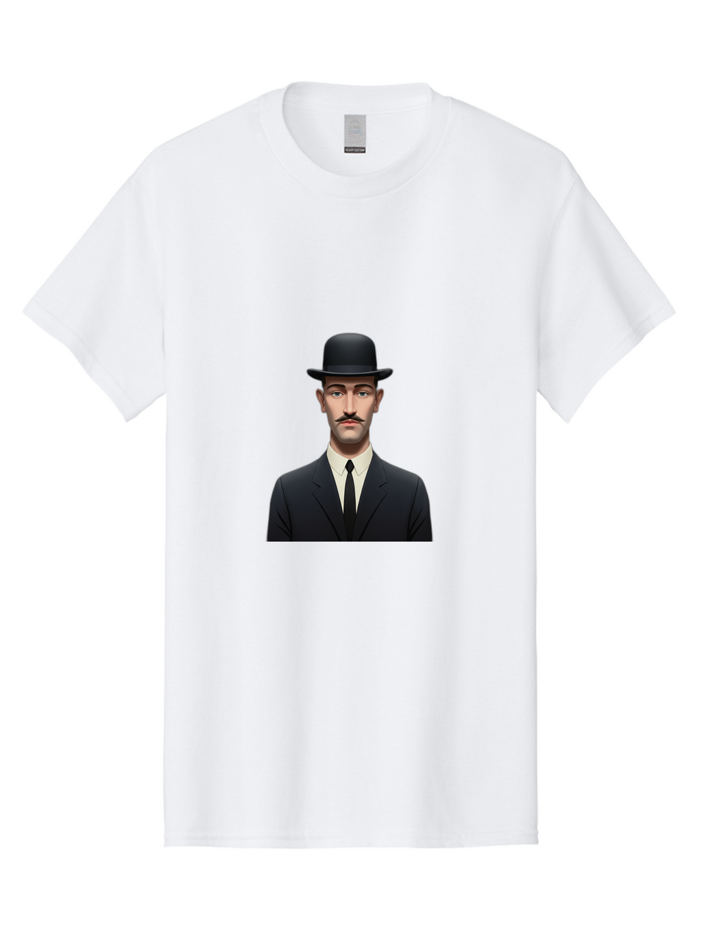 Man-In-Suit-And-Bowler-Hat Men'S Graphic Tee, 100% Cotton, Comfortable Casual Summer Wear, Machine Washable, Vintage Camera, Old Camera, Antique Camera, Black Camera, Classic Photography, Photography Equipment, Nostalgic Device, Film Camera, Bam826