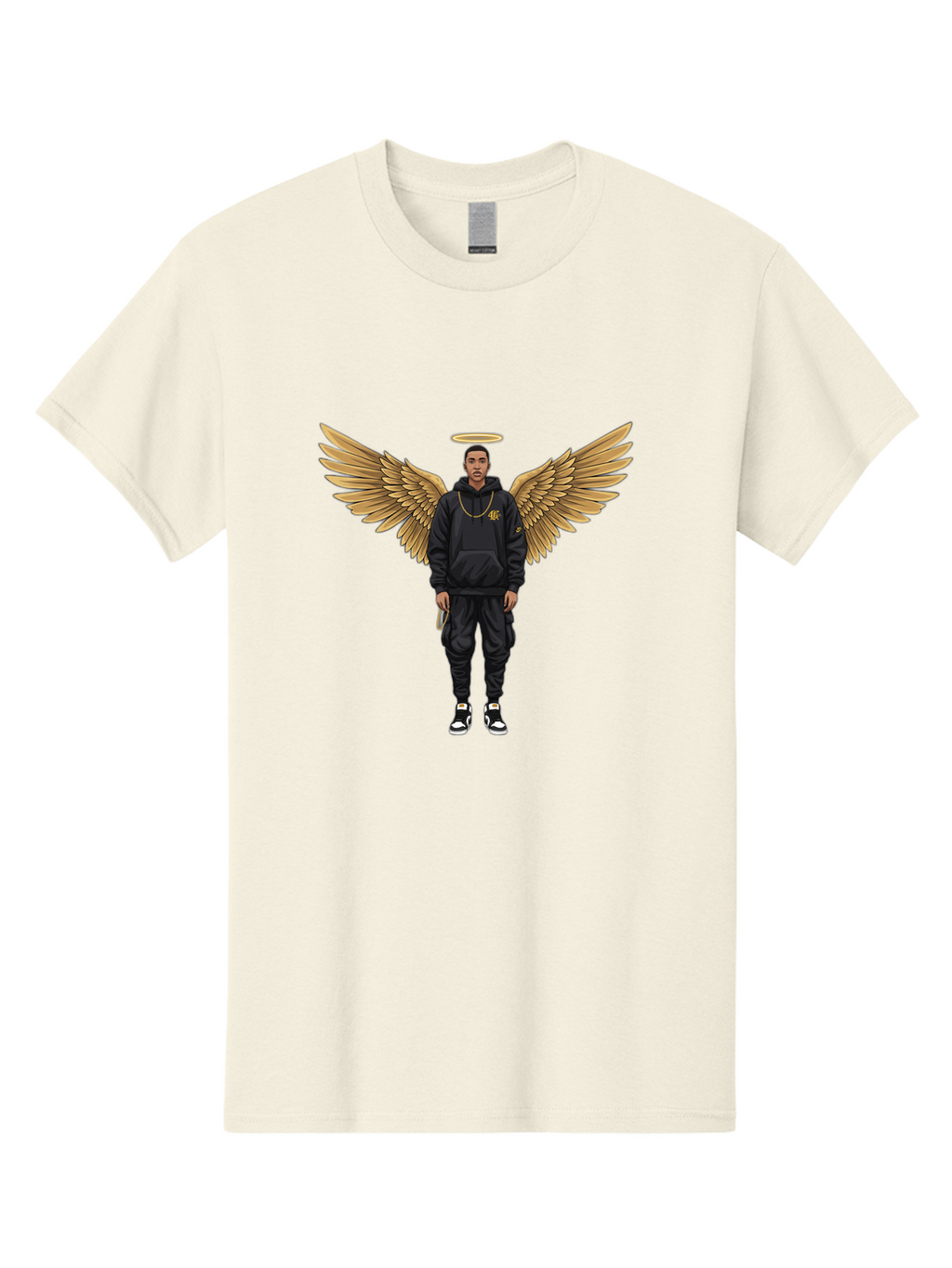 Man-With-Golden-Wings Men'S Graphic Tee, 100% Cotton, Comfortable Casual Summer Wear, Machine Washable, Vintage Camera, Old Camera, Antique Camera, Black Camera, Classic Photography, Photography Equipment, Nostalgic Device, Film Camera, Bam830