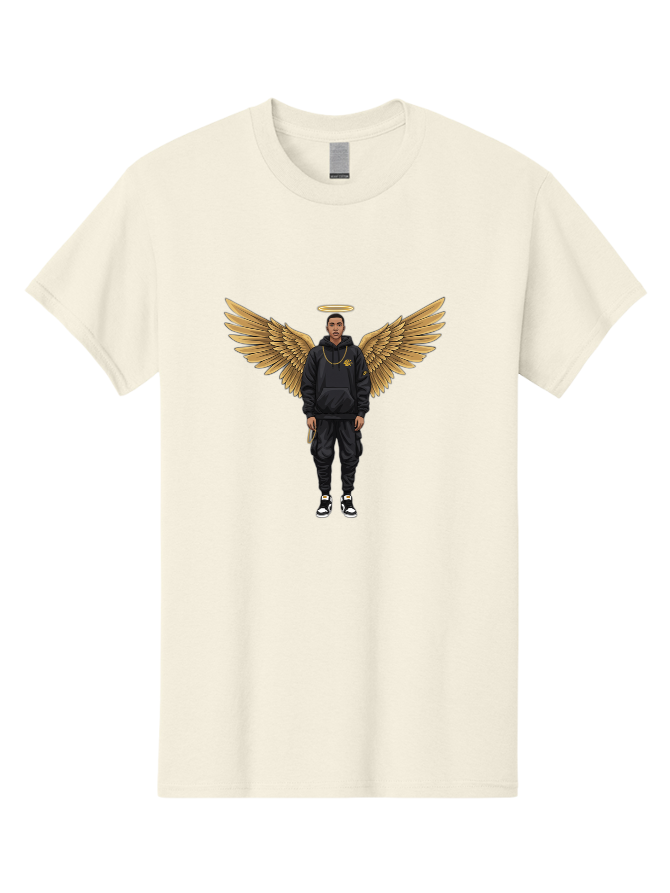 Man-With-Golden-Wings Men'S Graphic Tee, 100% Cotton, Comfortable Casual Summer Wear, Machine Washable, Vintage Camera, Old Camera, Antique Camera, Black Camera, Classic Photography, Photography Equipment, Nostalgic Device, Film Camera, Bam830