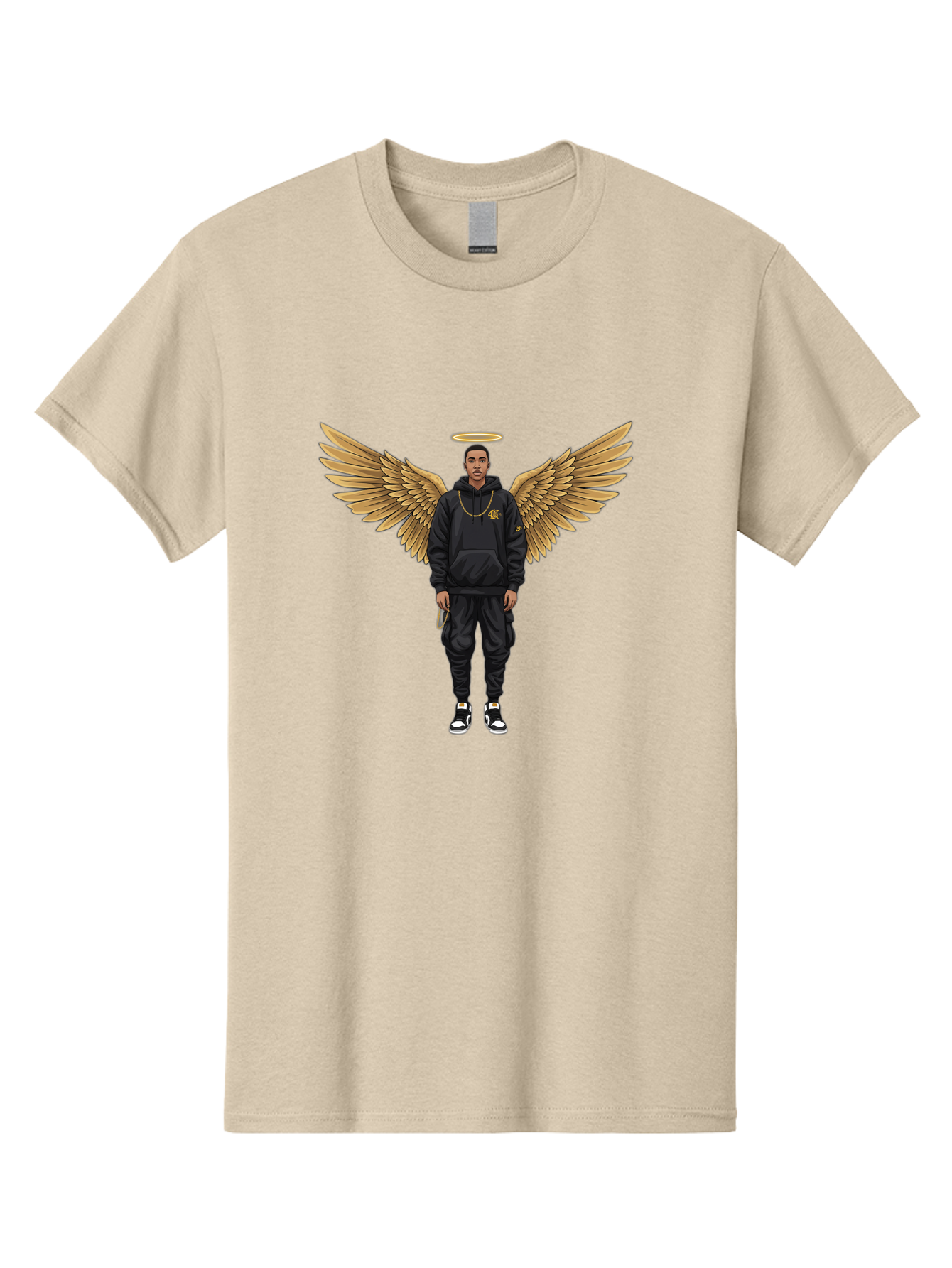 Man-With-Golden-Wings Men'S Graphic Tee, 100% Cotton, Comfortable Casual Summer Wear, Machine Washable, Vintage Camera, Old Camera, Antique Camera, Black Camera, Classic Photography, Photography Equipment, Nostalgic Device, Film Camera, Bam830