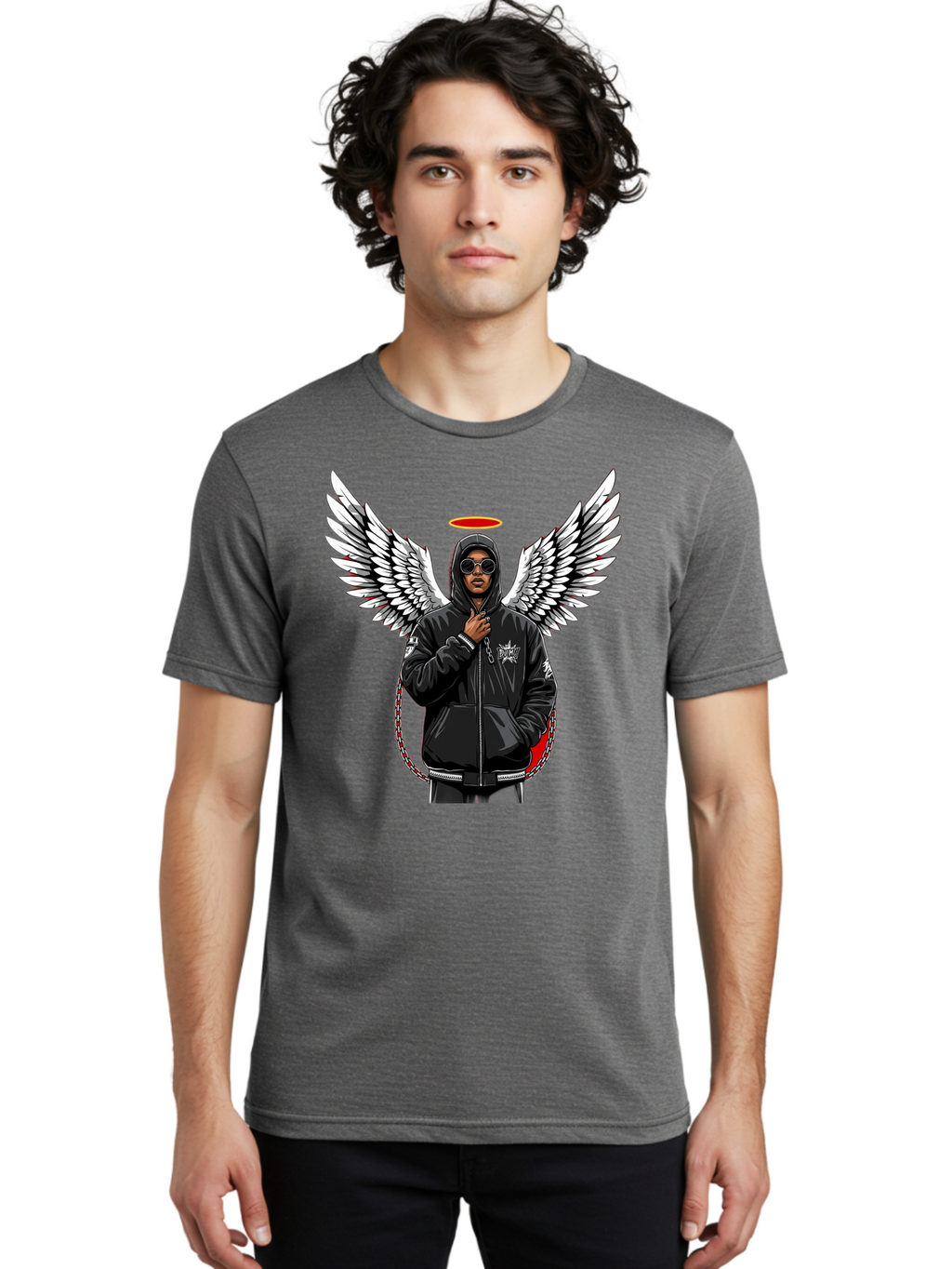 Man-With-Wings Men'S Graphic Tee, 100% Cotton, Comfortable Casual Summer Wear, Machine Washable, Vintage Camera, Old Camera, Antique Camera, Black Camera, Classic Photography, Photography Equipment, Nostalgic Device, Film Camera, Camera Art Bam831