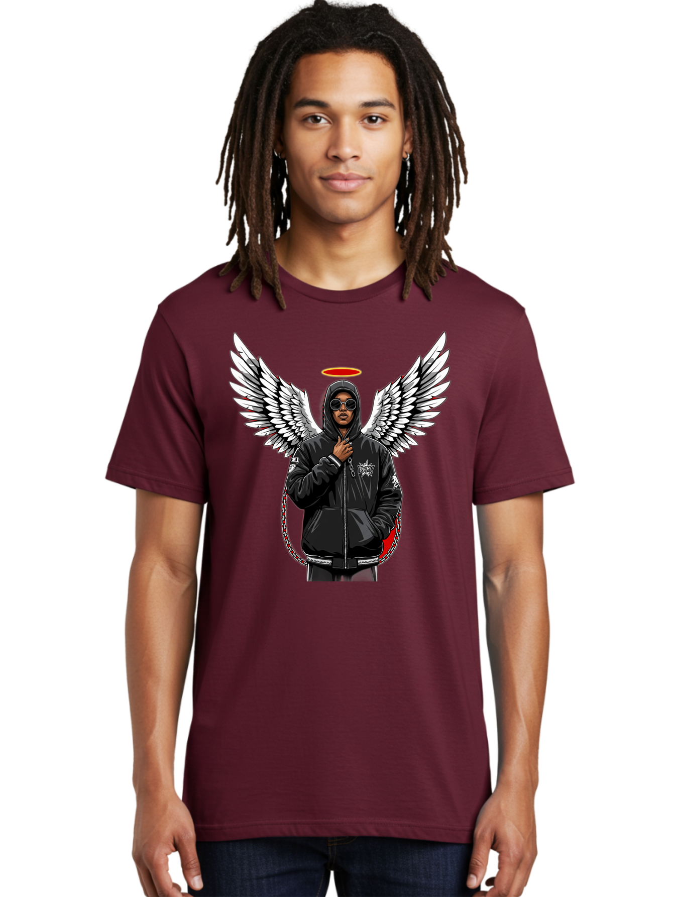 Man-With-Wings Men'S Graphic Tee, 100% Cotton, Comfortable Casual Summer Wear, Machine Washable, Vintage Camera, Old Camera, Antique Camera, Black Camera, Classic Photography, Photography Equipment, Nostalgic Device, Film Camera, Camera Art Bam831
