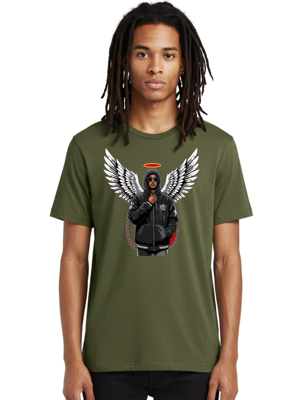 Man-With-Wings Men'S Graphic Tee, 100% Cotton, Comfortable Casual Summer Wear, Machine Washable, Vintage Camera, Old Camera, Antique Camera, Black Camera, Classic Photography, Photography Equipment, Nostalgic Device, Film Camera, Camera Art Bam831