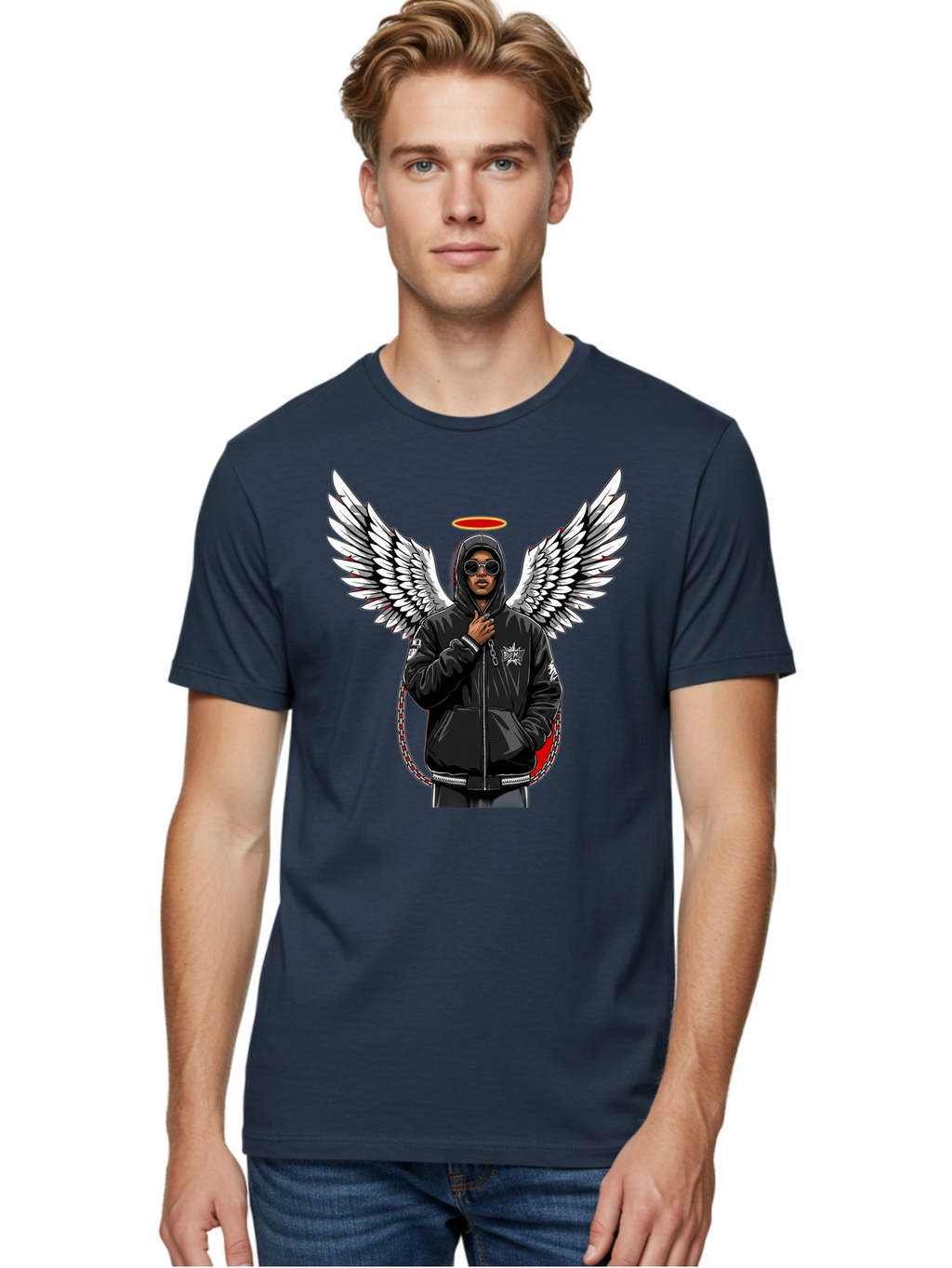 Man-With-Wings Men'S Graphic Tee, 100% Cotton, Comfortable Casual Summer Wear, Machine Washable, Vintage Camera, Old Camera, Antique Camera, Black Camera, Classic Photography, Photography Equipment, Nostalgic Device, Film Camera, Camera Art Bam831