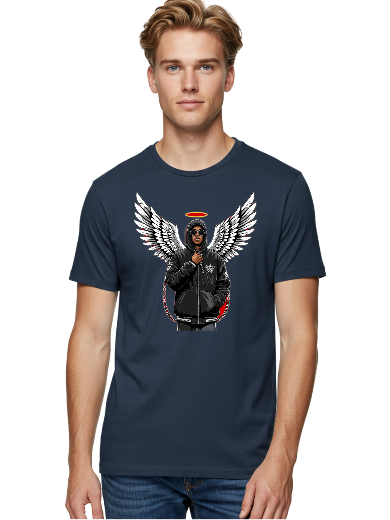 Man-With-Wings Men'S Graphic Tee, 100% Cotton, Comfortable Casual Summer Wear, Machine Washable, Vintage Camera, Old Camera, Antique Camera, Black Camera, Classic Photography, Photography Equipment, Nostalgic Device, Film Camera, Camera Art Bam831