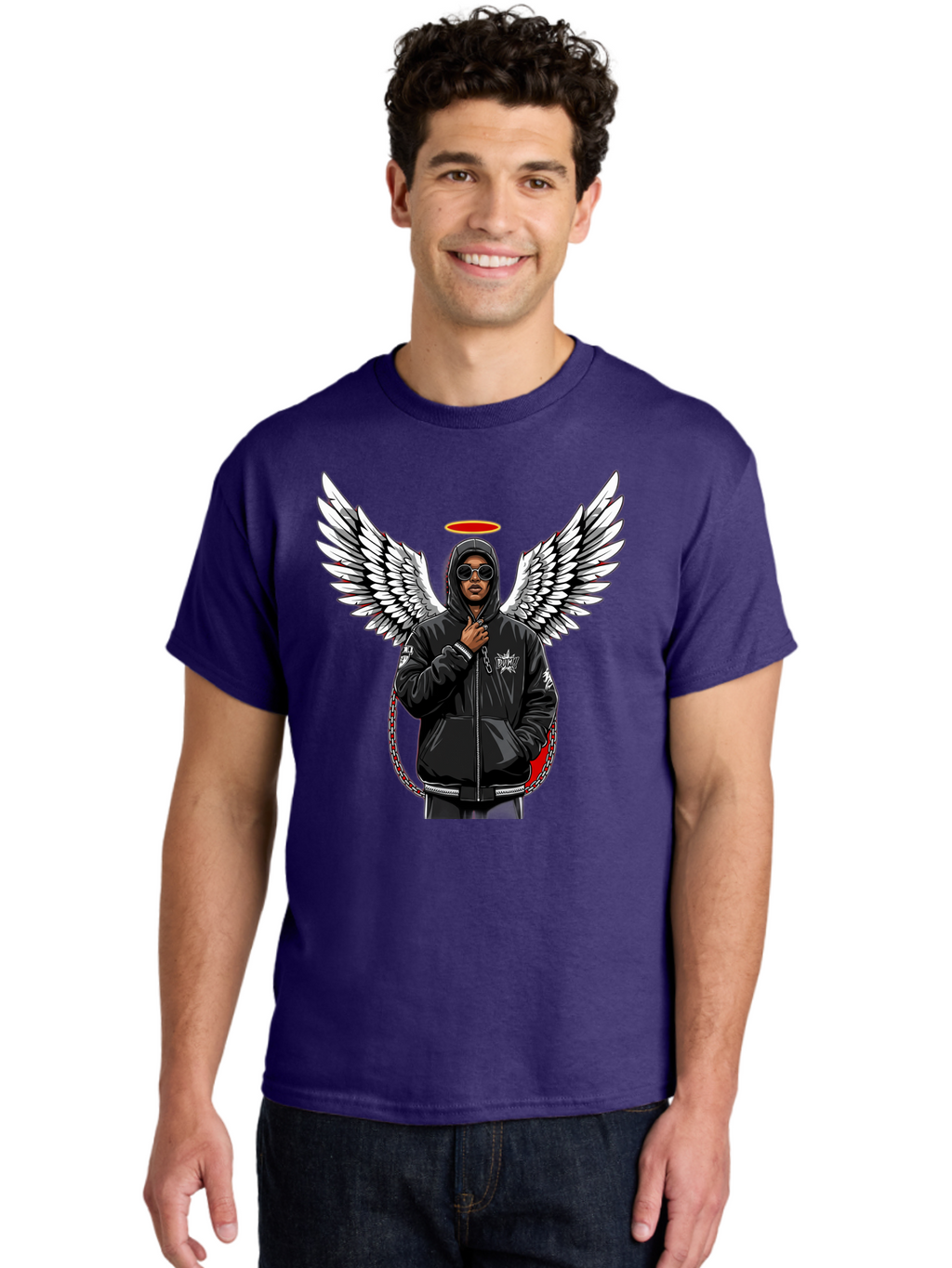 Man-With-Wings Men'S Graphic Tee, 100% Cotton, Comfortable Casual Summer Wear, Machine Washable, Vintage Camera, Old Camera, Antique Camera, Black Camera, Classic Photography, Photography Equipment, Nostalgic Device, Film Camera, Camera Art Bam831