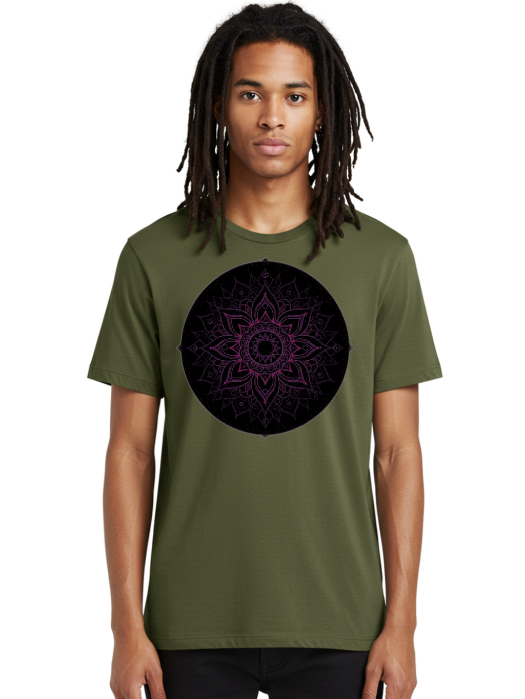 Mandala-Design Men'S Graphic Tee, 100% Cotton, Comfortable Casual Summer Wear, Machine Washable, Vintage Camera, Old Camera, Antique Camera, Black Camera, Classic Photography, Photography Equipment, Nostalgic Device, Film Camera, Camera Art Bam832