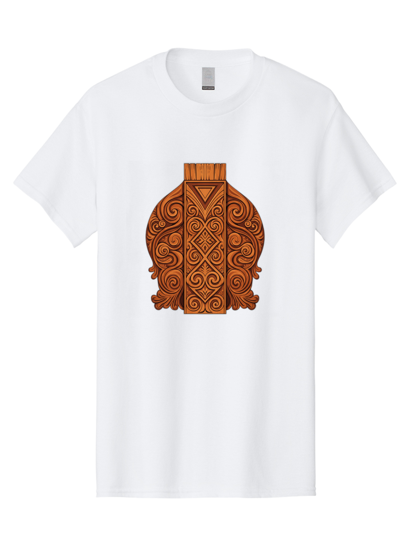 Maori-Wood-Carving Men'S Graphic Tee, 100% Cotton, Comfortable Casual Summer Wear, Machine Washable, Vintage Camera, Old Camera, Antique Camera, Black Camera, Classic Photography, Photography Equipment, Nostalgic Device, Film Camera, Bam833