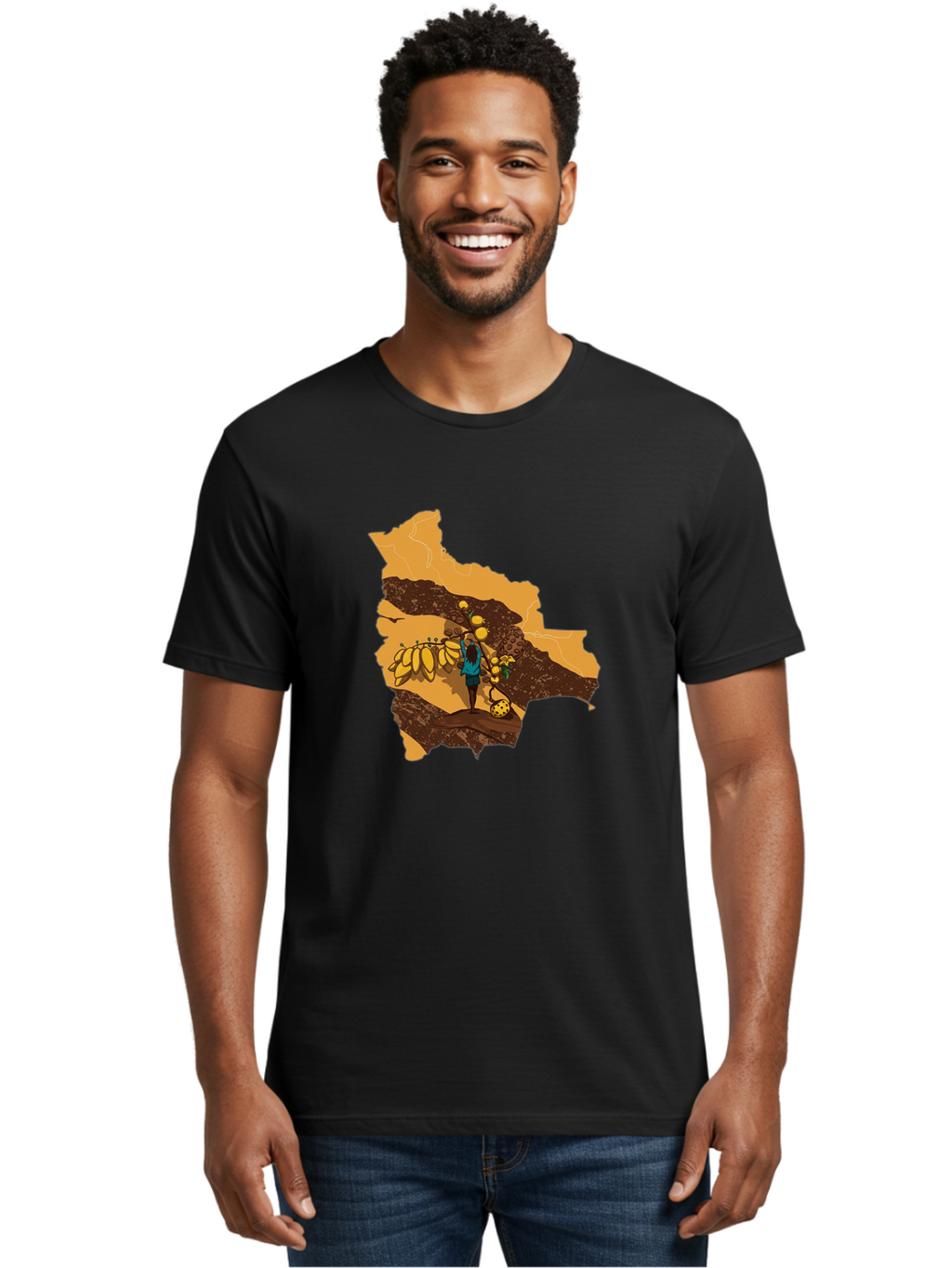 Map-With-Banana-Tree Men'S Graphic Tee, 100% Cotton, Comfortable Casual Summer Wear, Machine Washable, Vintage Camera, Old Camera, Antique Camera, Black Camera, Classic Photography, Photography Equipment, Nostalgic Device, Film Camera, Bam834