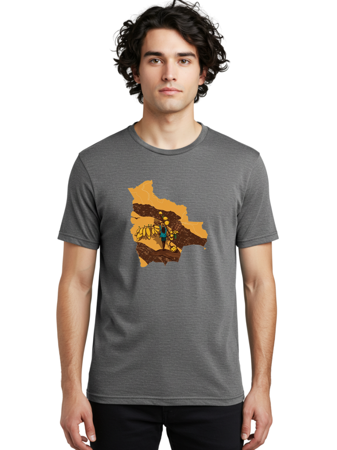 Map-With-Banana-Tree Men'S Graphic Tee, 100% Cotton, Comfortable Casual Summer Wear, Machine Washable, Vintage Camera, Old Camera, Antique Camera, Black Camera, Classic Photography, Photography Equipment, Nostalgic Device, Film Camera, Bam834