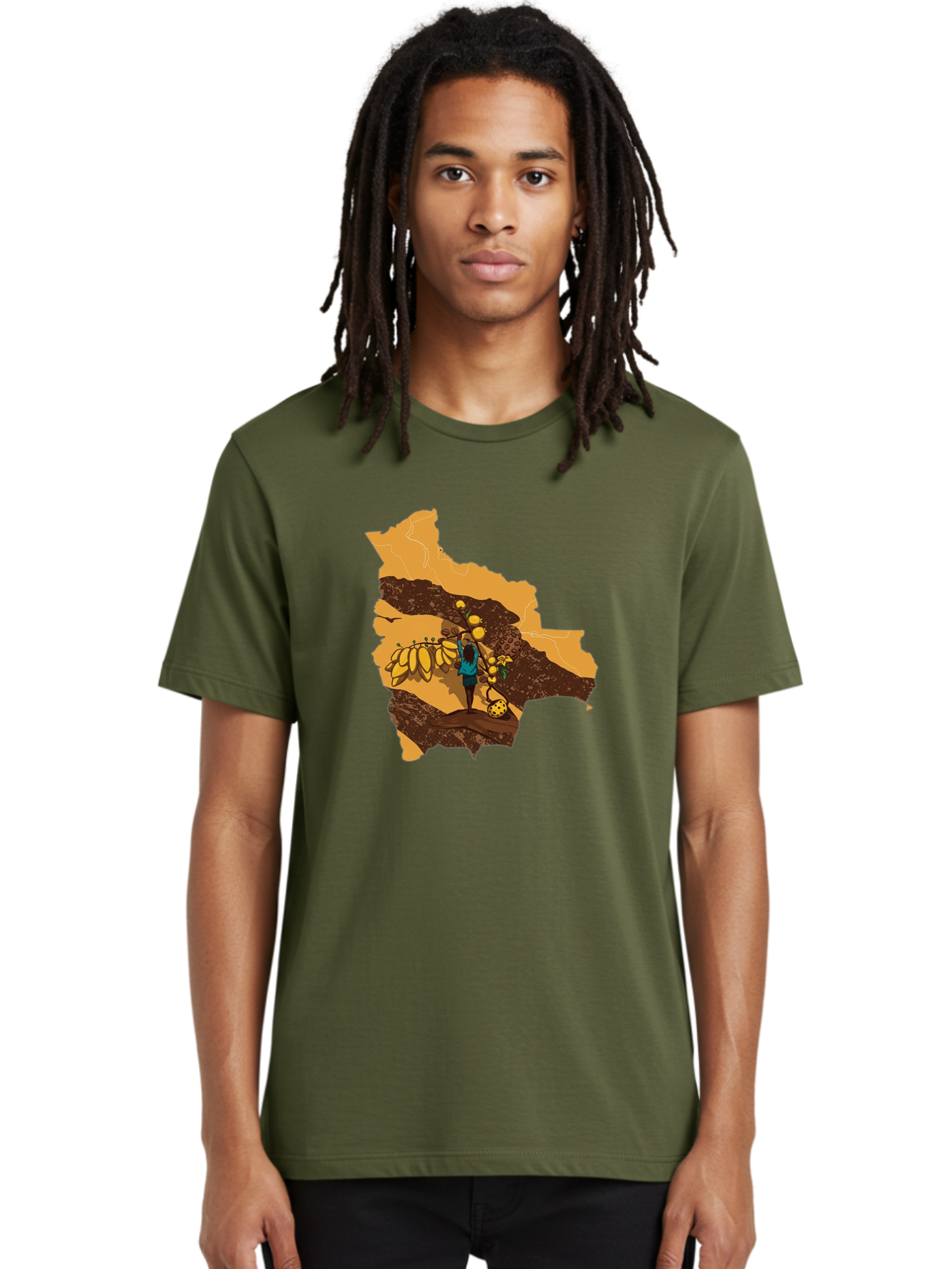 Map-With-Banana-Tree Men'S Graphic Tee, 100% Cotton, Comfortable Casual Summer Wear, Machine Washable, Vintage Camera, Old Camera, Antique Camera, Black Camera, Classic Photography, Photography Equipment, Nostalgic Device, Film Camera, Bam834