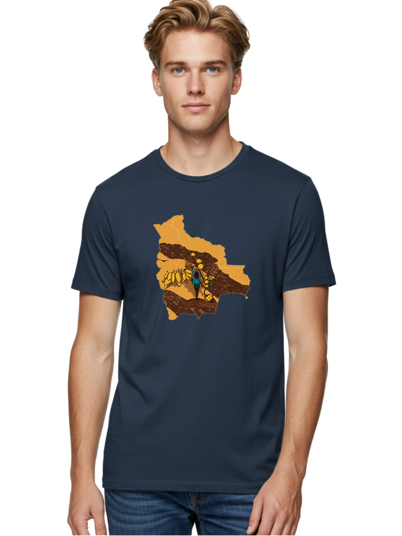 Map-With-Banana-Tree Men'S Graphic Tee, 100% Cotton, Comfortable Casual Summer Wear, Machine Washable, Vintage Camera, Old Camera, Antique Camera, Black Camera, Classic Photography, Photography Equipment, Nostalgic Device, Film Camera, Bam834
