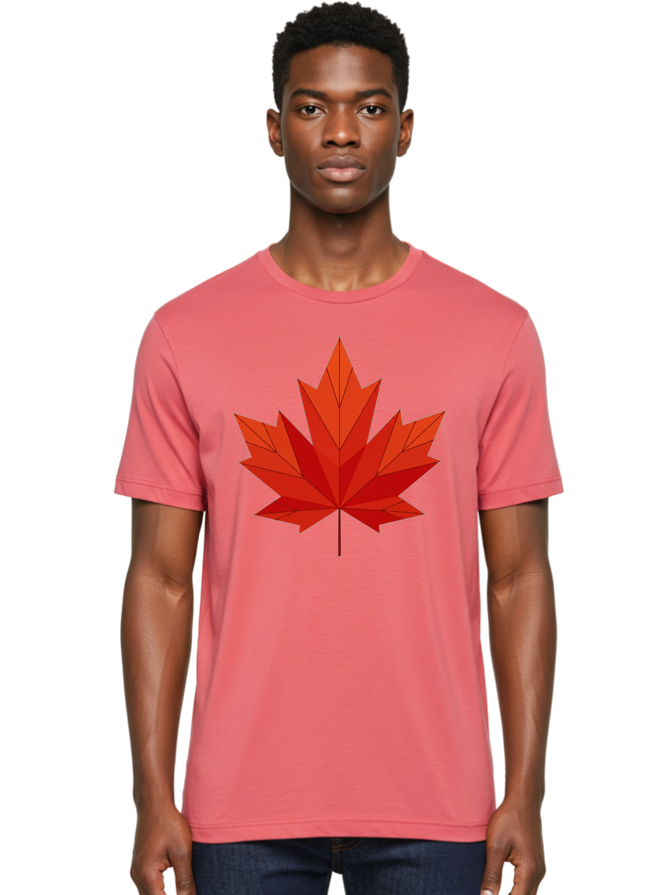 Maple-Leaf Men'S Graphic Tee, 100% Cotton, Comfortable Casual Summer Wear, Machine Washable, Vintage Camera, Old Camera, Antique Camera, Black Camera, Classic Photography, Photography Equipment, Nostalgic Device, Film Camera, Camera Art Bam837