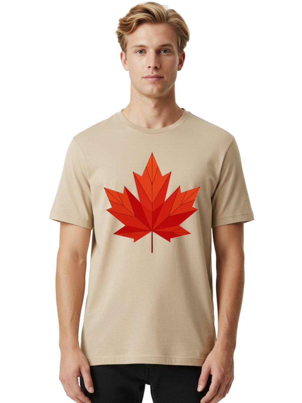 Maple-Leaf Men'S Graphic Tee, 100% Cotton, Comfortable Casual Summer Wear, Machine Washable, Vintage Camera, Old Camera, Antique Camera, Black Camera, Classic Photography, Photography Equipment, Nostalgic Device, Film Camera, Camera Art Bam837