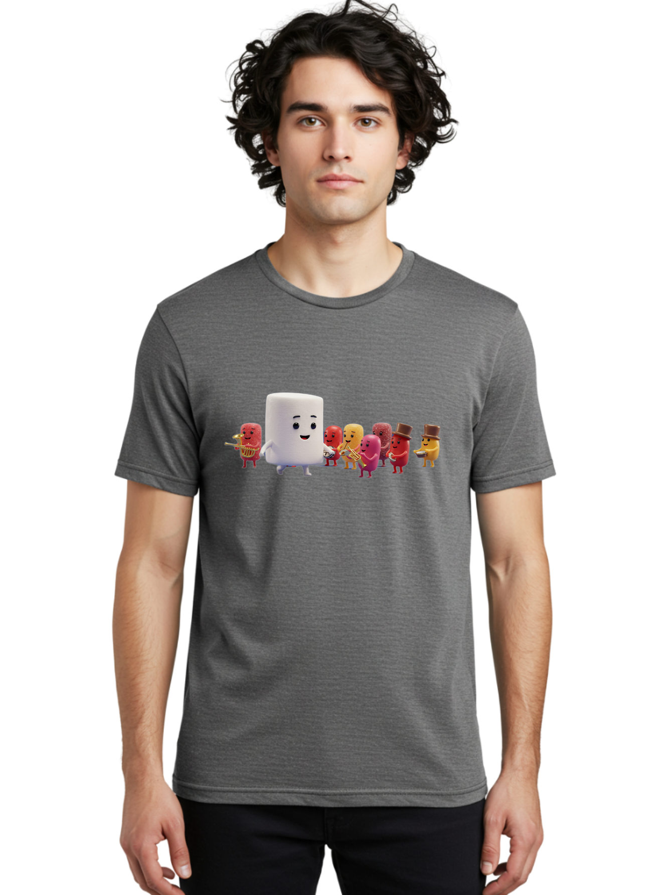 Marsh-Mallow-And-Jelly-Band Men'S Graphic Tee, 100% Cotton, Comfortable Casual Summer Wear, Machine Washable, Vintage Camera, Old Camera, Antique Camera, Black Camera, Classic Photography, Photography Equipment, Nostalgic Device, Film Camera, Bam840