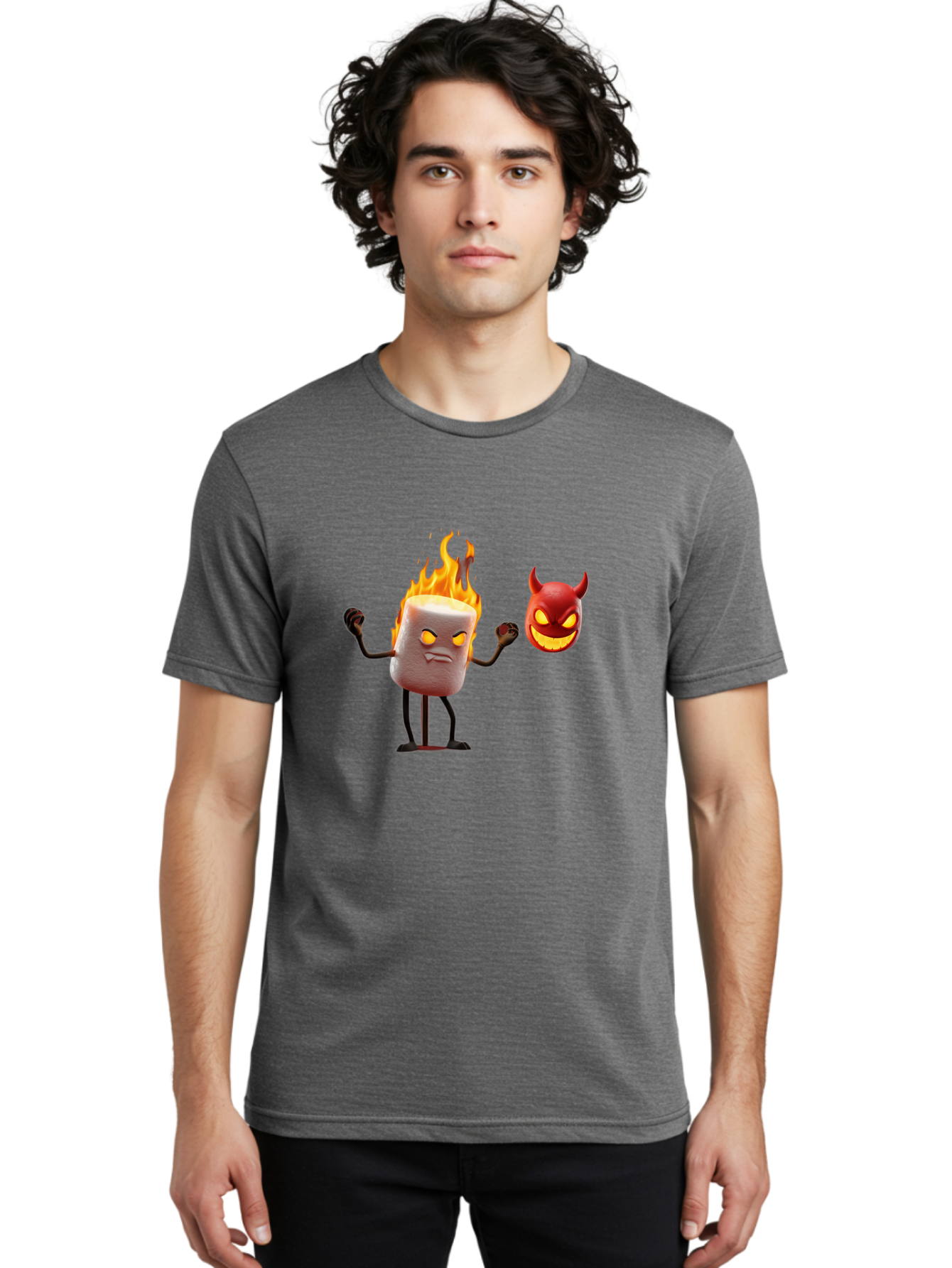 Marshmallow-And-Devil Men'S Graphic Tee, 100% Cotton, Comfortable Casual Summer Wear, Machine Washable, Vintage Camera, Old Camera, Antique Camera, Black Camera, Classic Photography, Photography Equipment, Nostalgic Device, Film Camera, Bam841