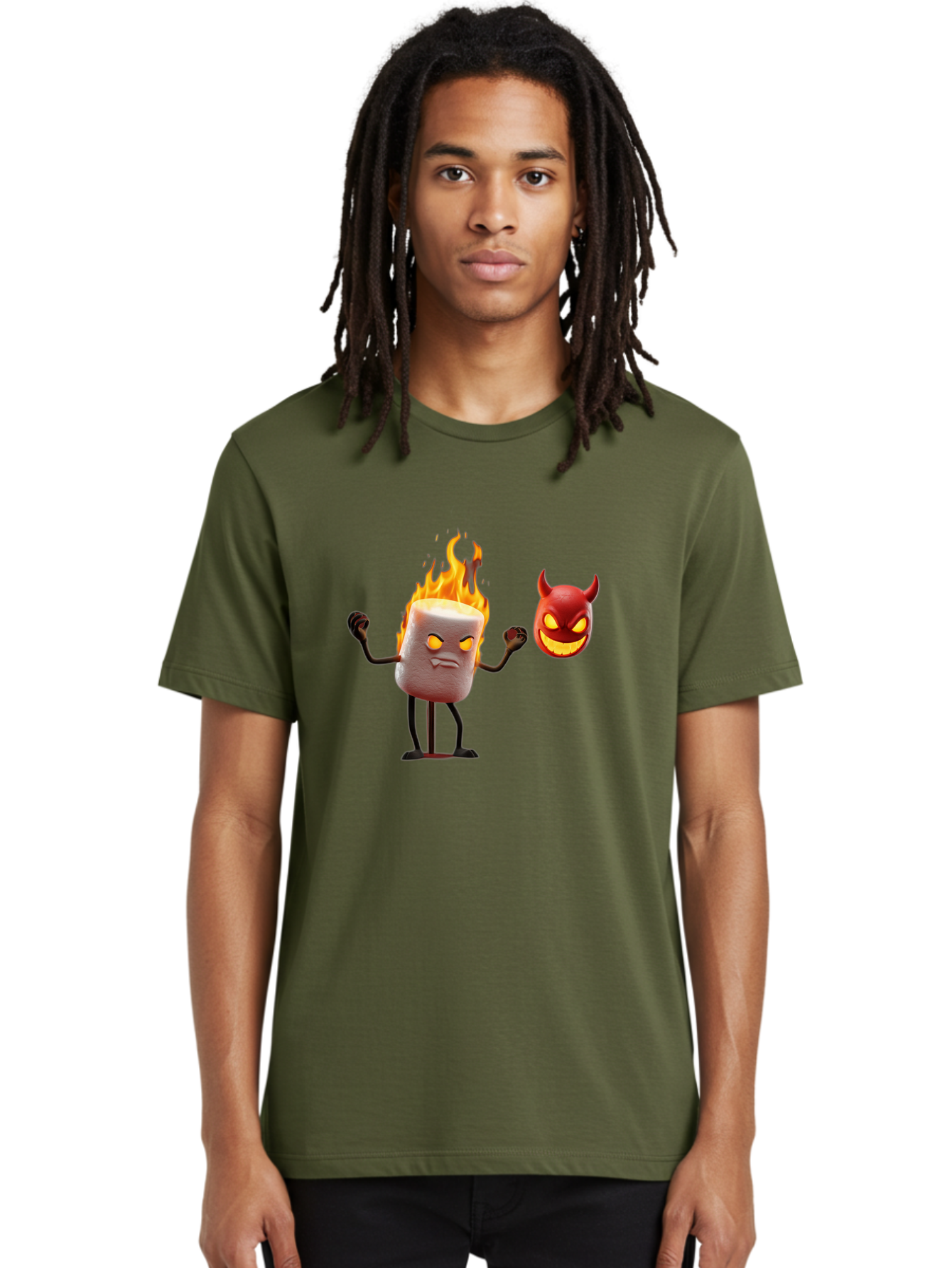 Marshmallow-And-Devil Men'S Graphic Tee, 100% Cotton, Comfortable Casual Summer Wear, Machine Washable, Vintage Camera, Old Camera, Antique Camera, Black Camera, Classic Photography, Photography Equipment, Nostalgic Device, Film Camera, Bam841