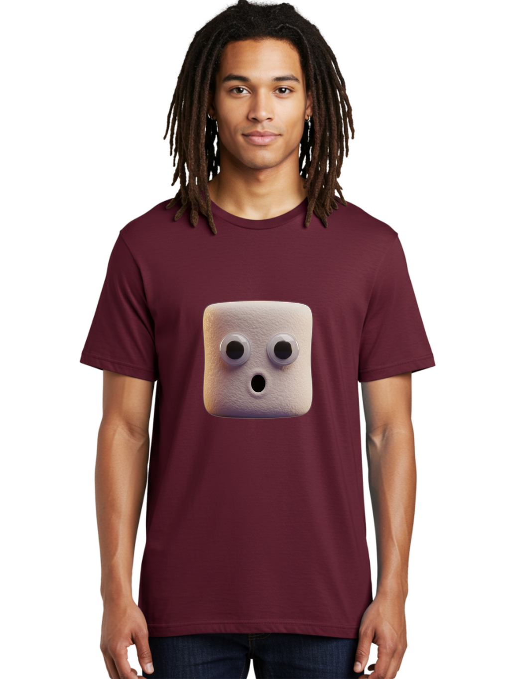 Marshmallow-Character Men'S Graphic Tee, 100% Cotton, Comfortable Casual Summer Wear, Machine Washable, Vintage Camera, Old Camera, Antique Camera, Black Camera, Classic Photography, Photography Equipment, Nostalgic Device, Film Camera, Bam843