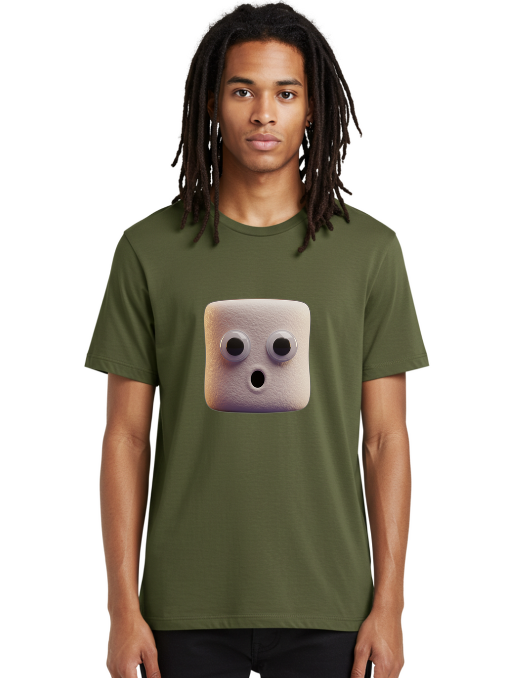 Marshmallow-Character Men'S Graphic Tee, 100% Cotton, Comfortable Casual Summer Wear, Machine Washable, Vintage Camera, Old Camera, Antique Camera, Black Camera, Classic Photography, Photography Equipment, Nostalgic Device, Film Camera, Bam843