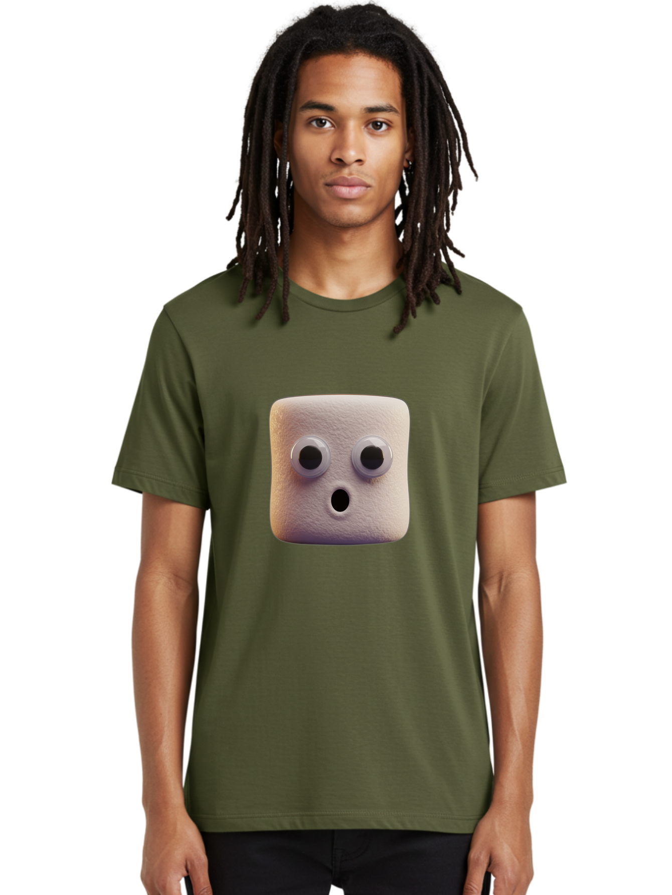 Marshmallow-Character Men'S Graphic Tee, 100% Cotton, Comfortable Casual Summer Wear, Machine Washable, Vintage Camera, Old Camera, Antique Camera, Black Camera, Classic Photography, Photography Equipment, Nostalgic Device, Film Camera, Bam843