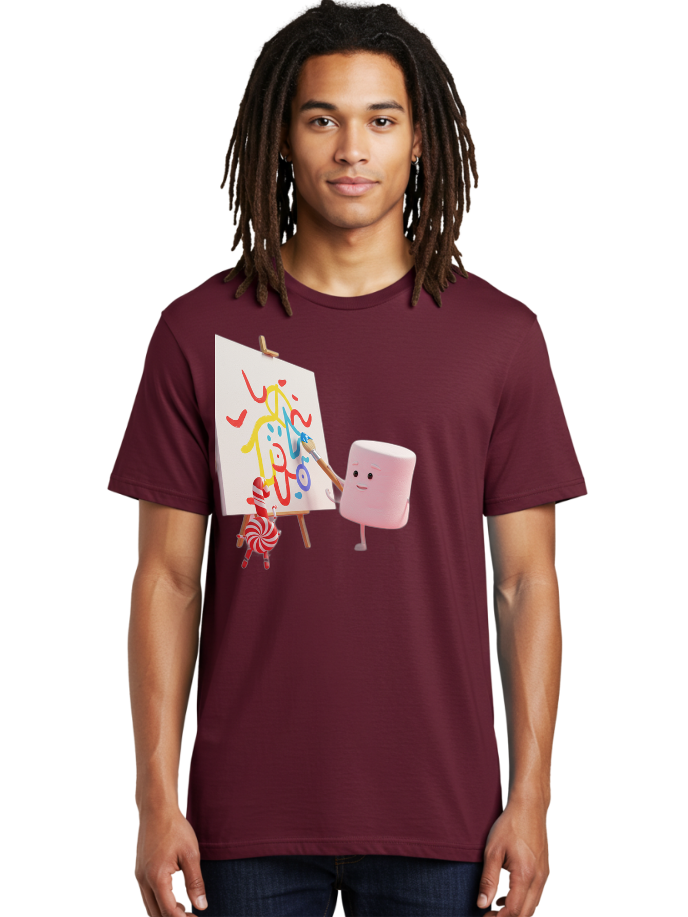 Marshmallow-Painter Men'S Graphic Tee, 100% Cotton, Comfortable Casual Summer Wear, Machine Washable, Vintage Camera, Old Camera, Antique Camera, Black Camera, Classic Photography, Photography Equipment, Nostalgic Device, Film Camera, Bam846