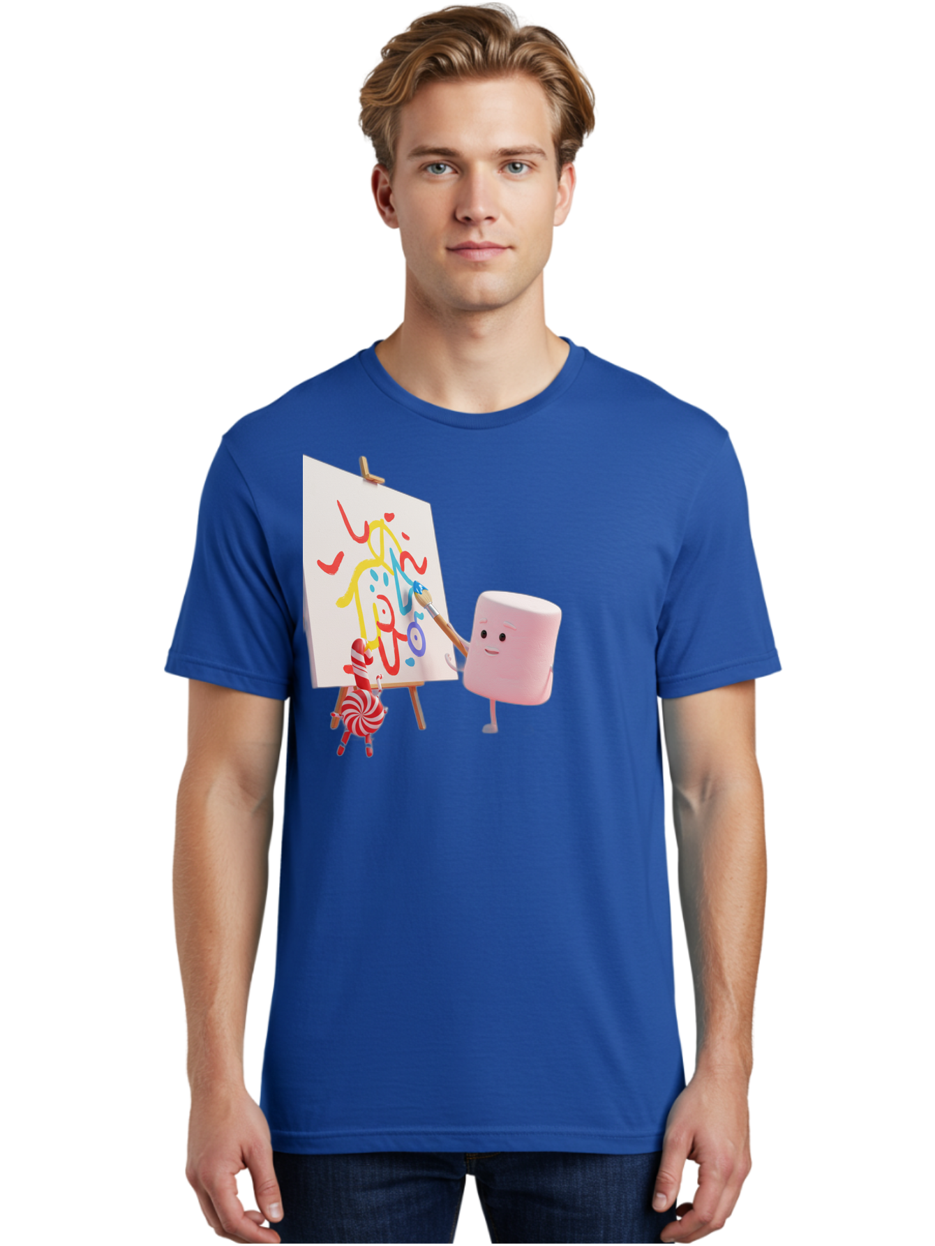 Marshmallow-Painter Men'S Graphic Tee, 100% Cotton, Comfortable Casual Summer Wear, Machine Washable, Vintage Camera, Old Camera, Antique Camera, Black Camera, Classic Photography, Photography Equipment, Nostalgic Device, Film Camera, Bam846