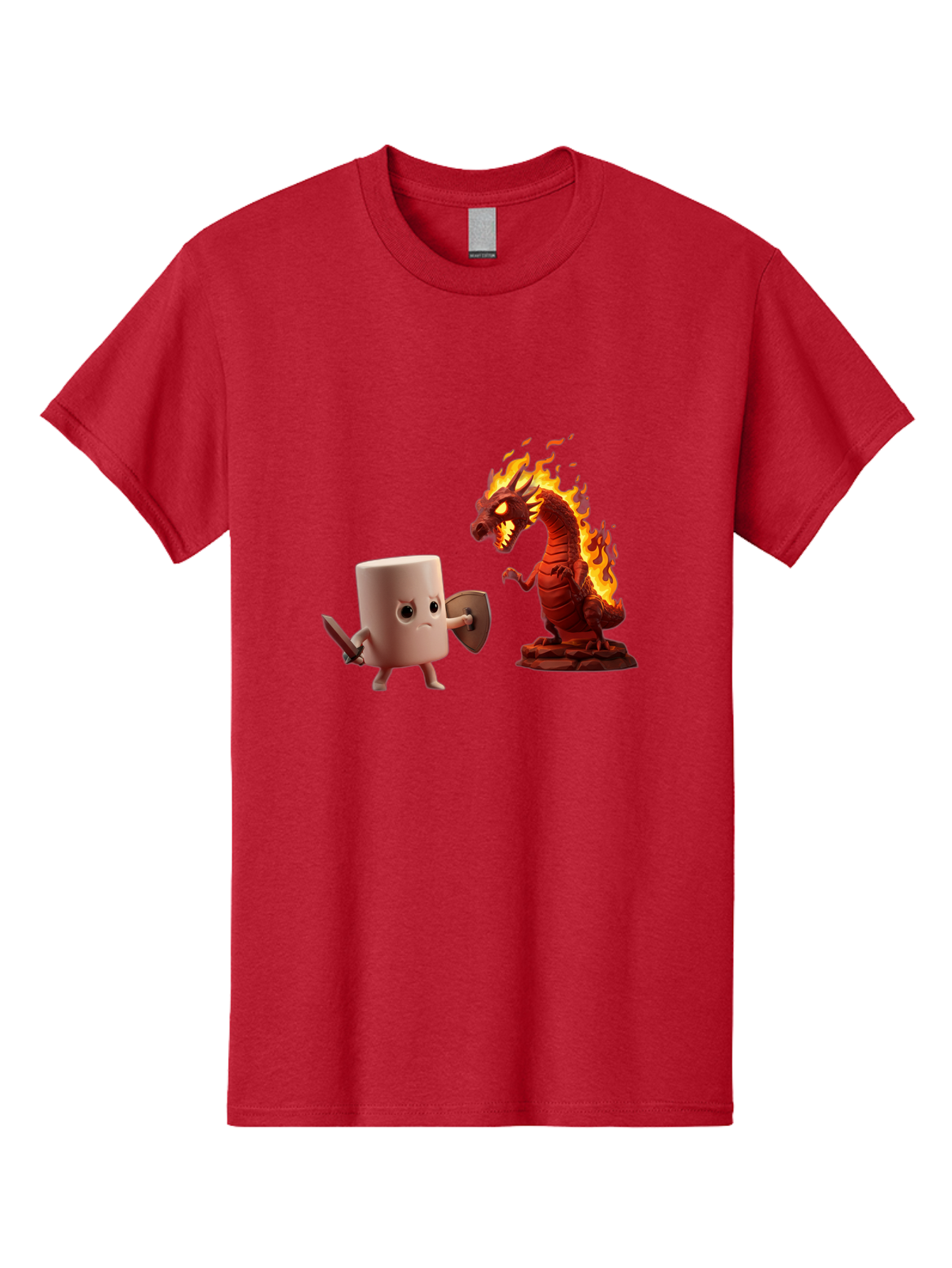 Marshmallow-Vs-Dragon Men'S Graphic Tee, 100% Cotton, Comfortable Casual Summer Wear, Machine Washable, Vintage Camera, Old Camera, Antique Camera, Black Camera, Classic Photography, Photography Equipment, Nostalgic Device, Film Camera, Bam847