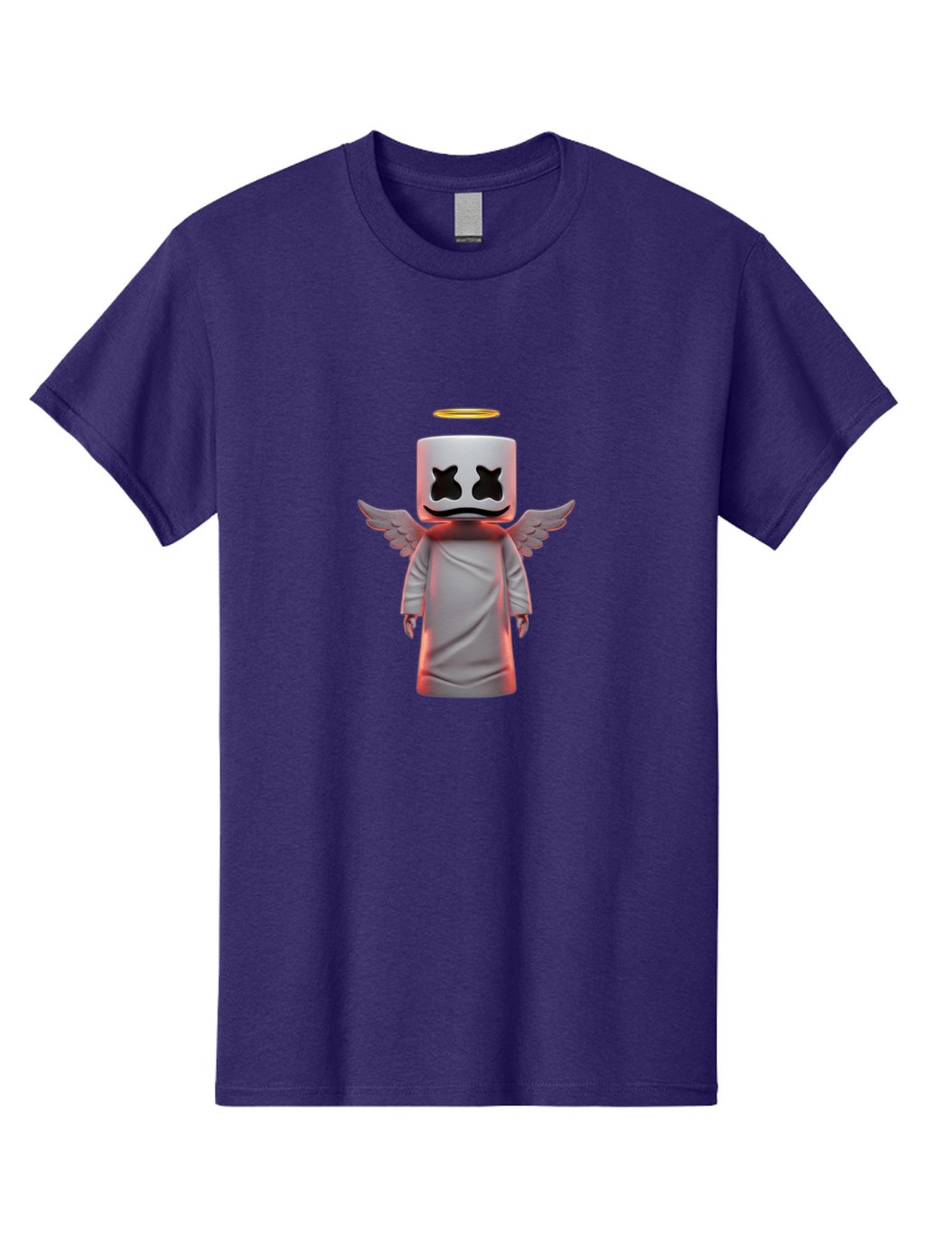 Marshmello-Angel Men'S Graphic Tee, 100% Cotton, Comfortable Casual Summer Wear, Machine Washable, Vintage Camera, Old Camera, Antique Camera, Black Camera, Classic Photography, Photography Equipment, Nostalgic Device, Film Camera, Camera Art Bam848