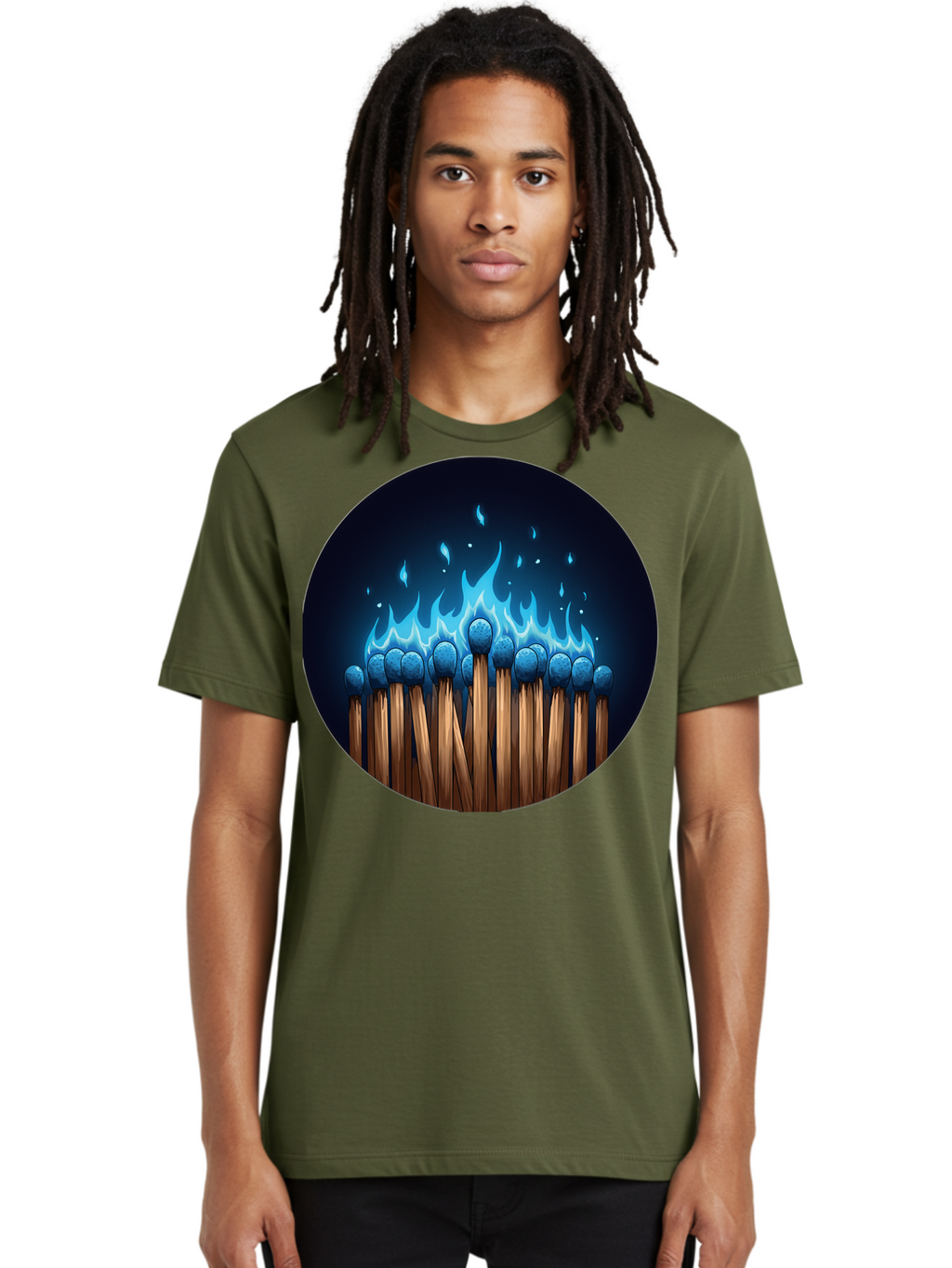 Matches-On-Fire Men'S Graphic Tee, 100% Cotton, Comfortable Casual Summer Wear, Machine Washable, Vintage Camera, Old Camera, Antique Camera, Black Camera, Classic Photography, Photography Equipment, Nostalgic Device, Film Camera, Camera Art Bam849