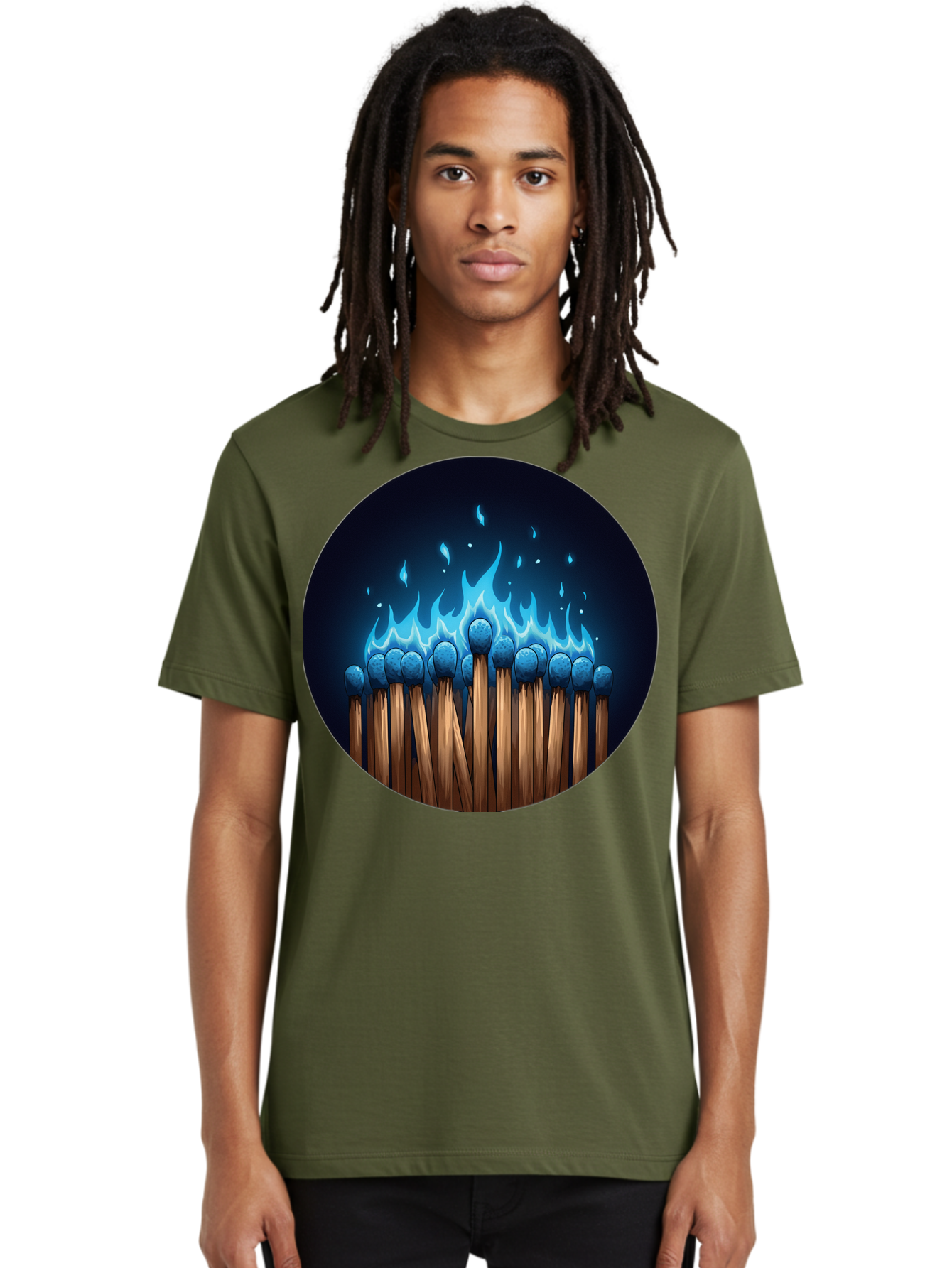 Matches-On-Fire Men'S Graphic Tee, 100% Cotton, Comfortable Casual Summer Wear, Machine Washable, Vintage Camera, Old Camera, Antique Camera, Black Camera, Classic Photography, Photography Equipment, Nostalgic Device, Film Camera, Camera Art Bam849