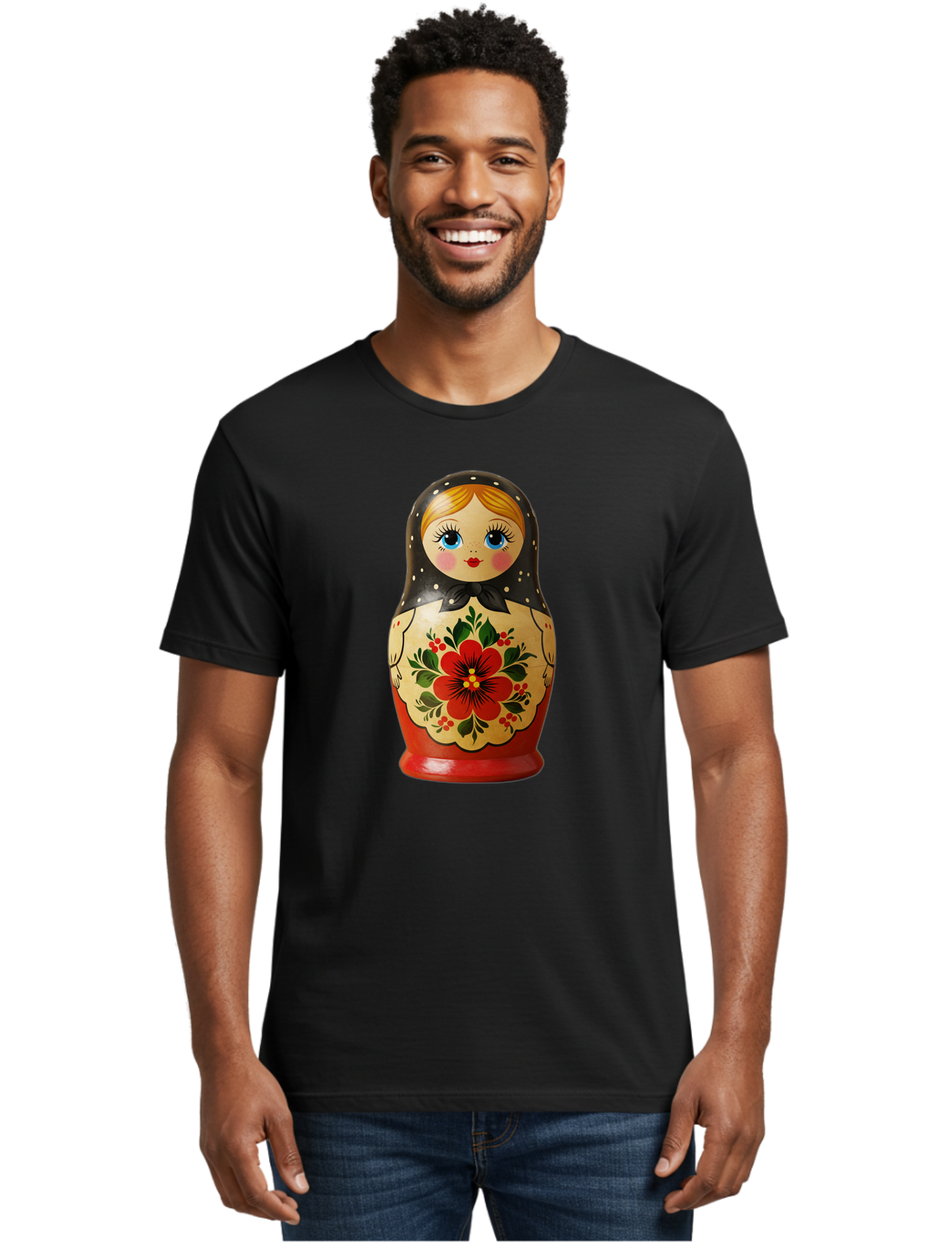 Matryoshka-Doll Men'S Graphic Tee, 100% Cotton, Comfortable Casual Summer Wear, Machine Washable, Vintage Camera, Old Camera, Antique Camera, Black Camera, Classic Photography, Photography Equipment, Nostalgic Device, Film Camera, Camera Art Bam850
