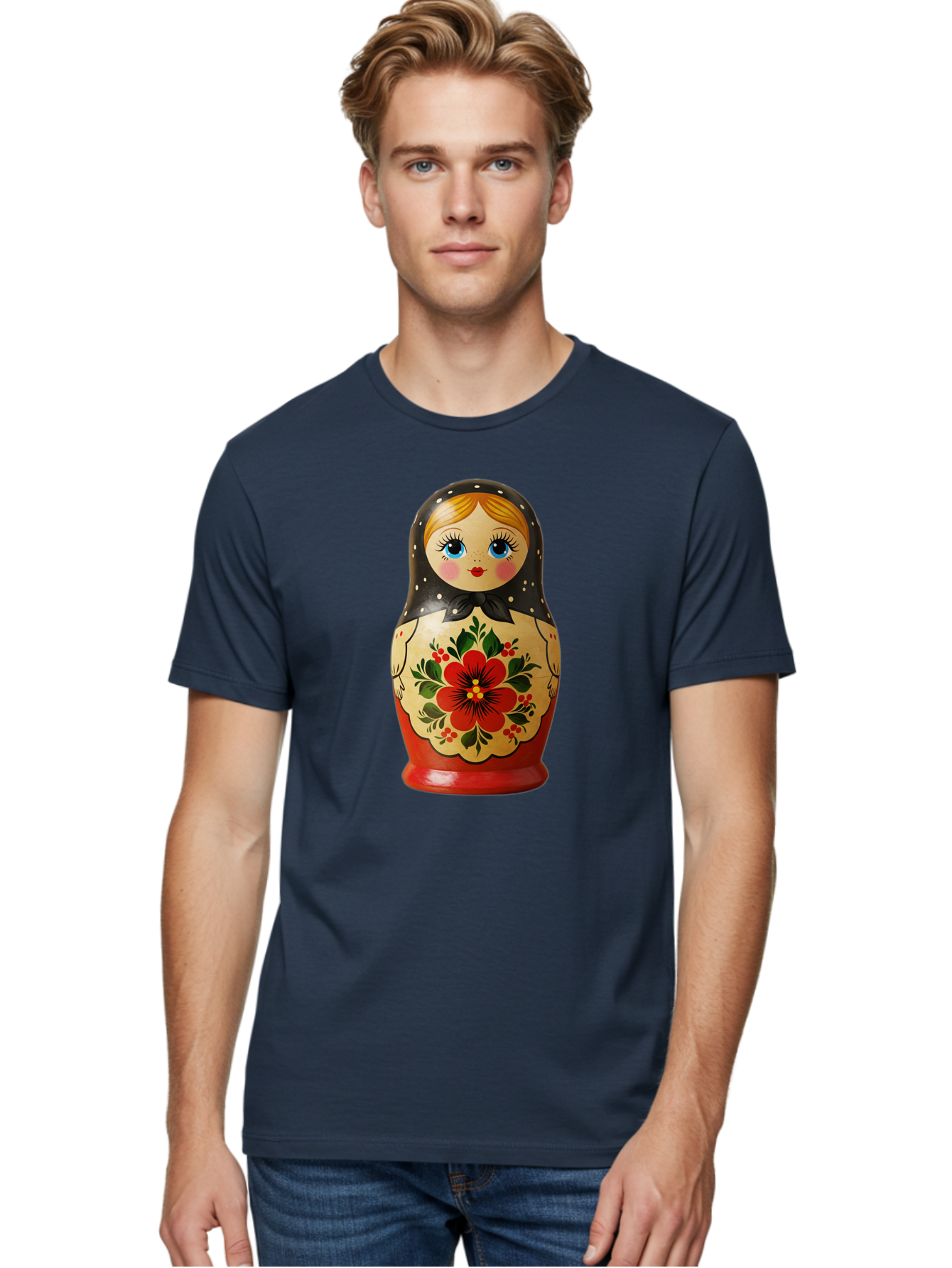 Matryoshka-Doll Men'S Graphic Tee, 100% Cotton, Comfortable Casual Summer Wear, Machine Washable, Vintage Camera, Old Camera, Antique Camera, Black Camera, Classic Photography, Photography Equipment, Nostalgic Device, Film Camera, Camera Art Bam850