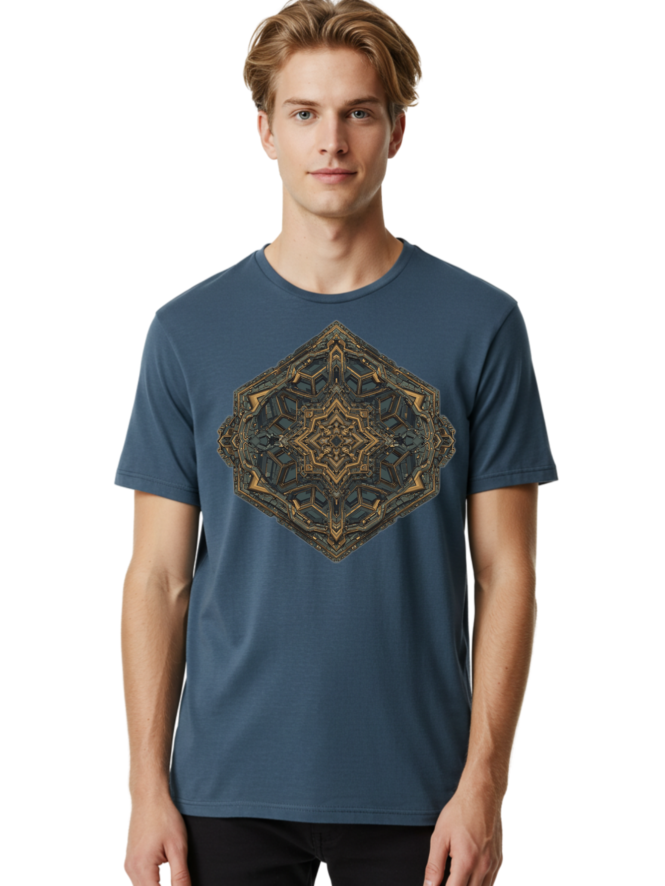 Mechanical-Diamond-Shape Men'S Graphic Tee, 100% Cotton, Comfortable Casual Summer Wear, Machine Washable, Vintage Camera, Old Camera, Antique Camera, Black Camera, Classic Photography, Photography Equipment, Nostalgic Device, Film Camera, Bam851