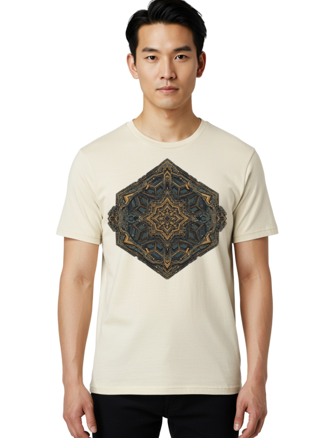 Mechanical-Diamond-Shape Men'S Graphic Tee, 100% Cotton, Comfortable Casual Summer Wear, Machine Washable, Vintage Camera, Old Camera, Antique Camera, Black Camera, Classic Photography, Photography Equipment, Nostalgic Device, Film Camera, Bam851