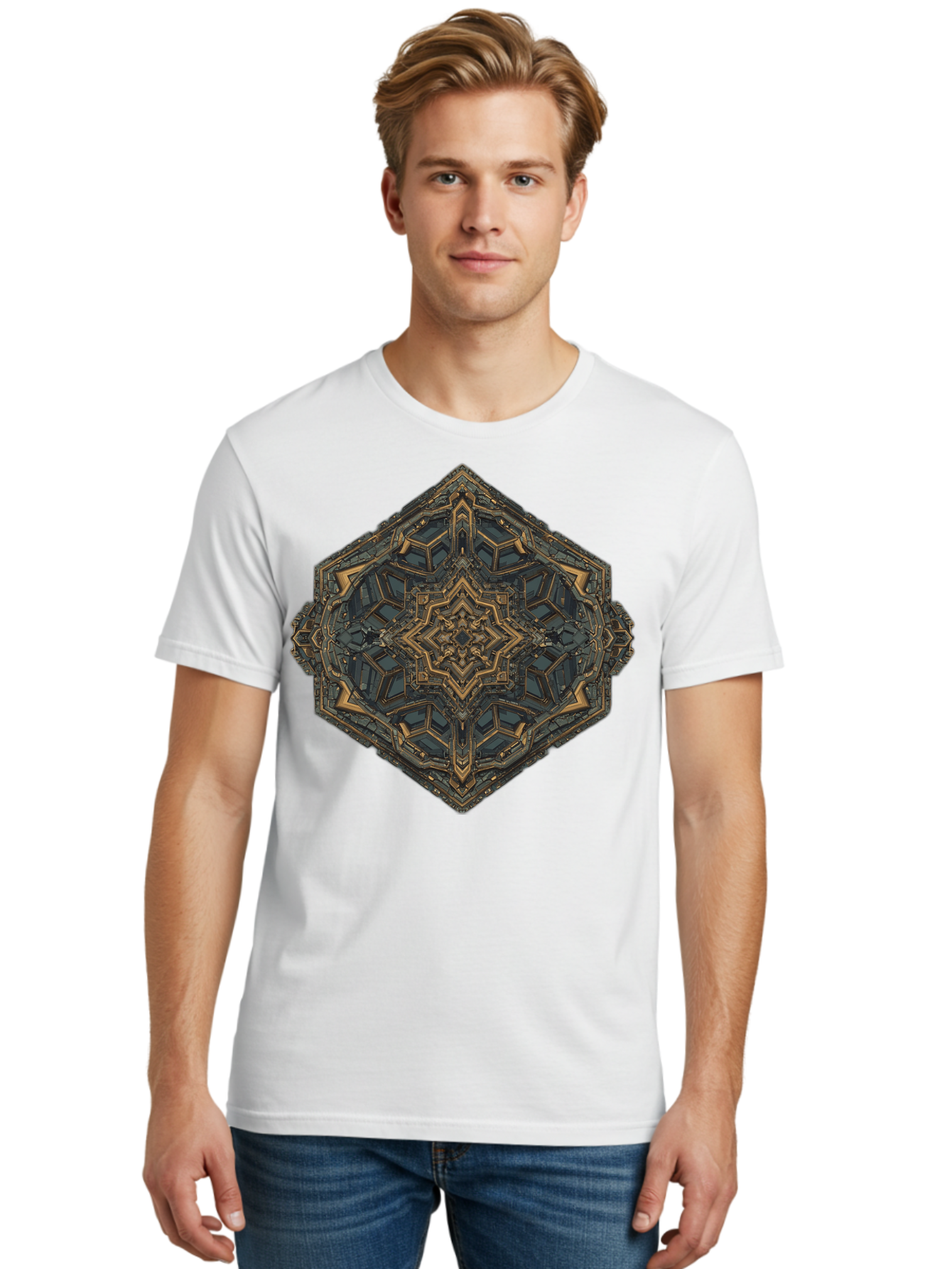 Mechanical-Diamond-Shape Men'S Graphic Tee, 100% Cotton, Comfortable Casual Summer Wear, Machine Washable, Vintage Camera, Old Camera, Antique Camera, Black Camera, Classic Photography, Photography Equipment, Nostalgic Device, Film Camera, Bam851