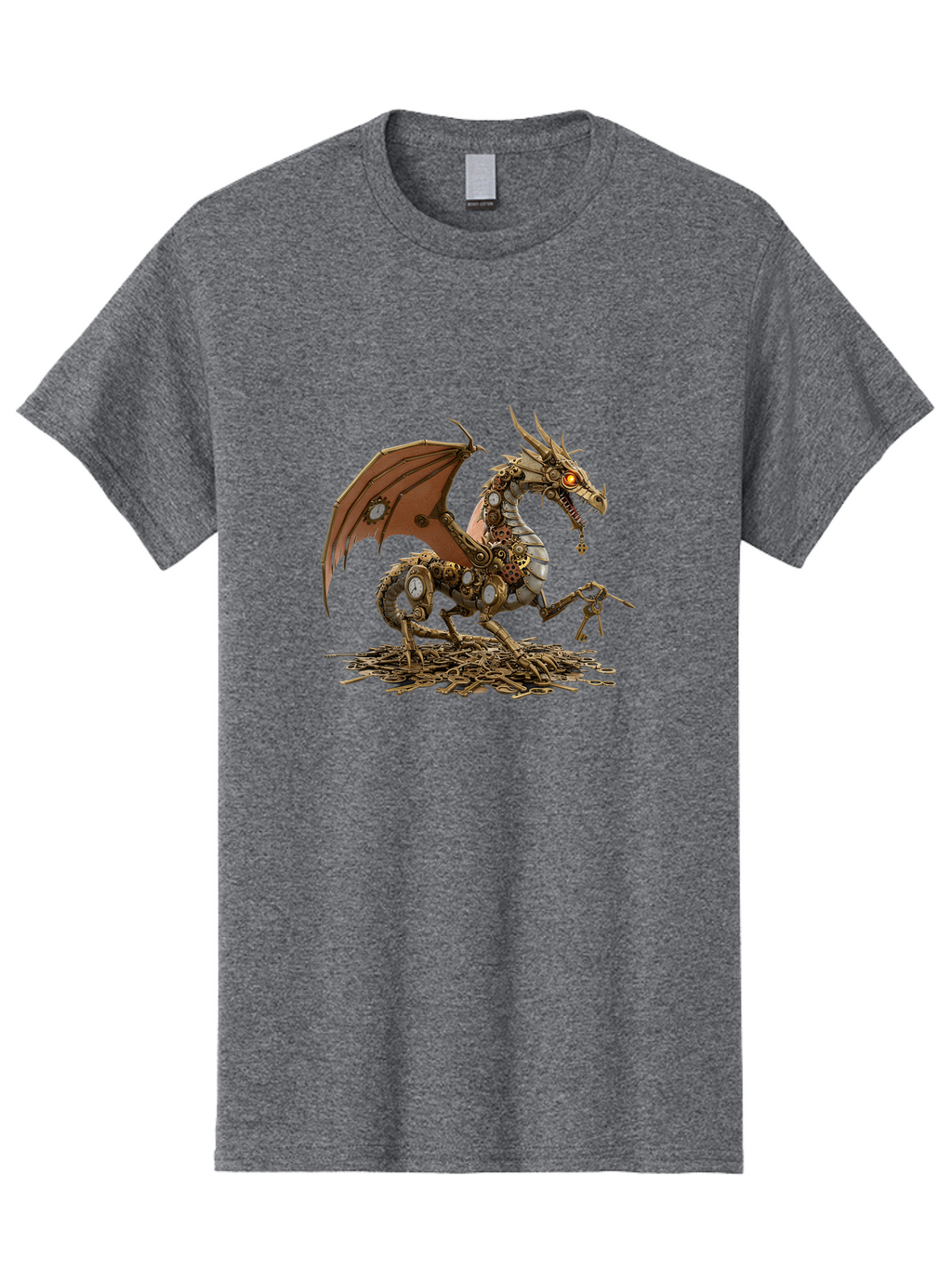 Mechanical-Dragon Men'S Graphic Tee, 100% Cotton, Comfortable Casual Summer Wear, Machine Washable, Vintage Camera, Old Camera, Antique Camera, Black Camera, Classic Photography, Photography Equipment, Nostalgic Device, Film Camera, Camera Art Bam852