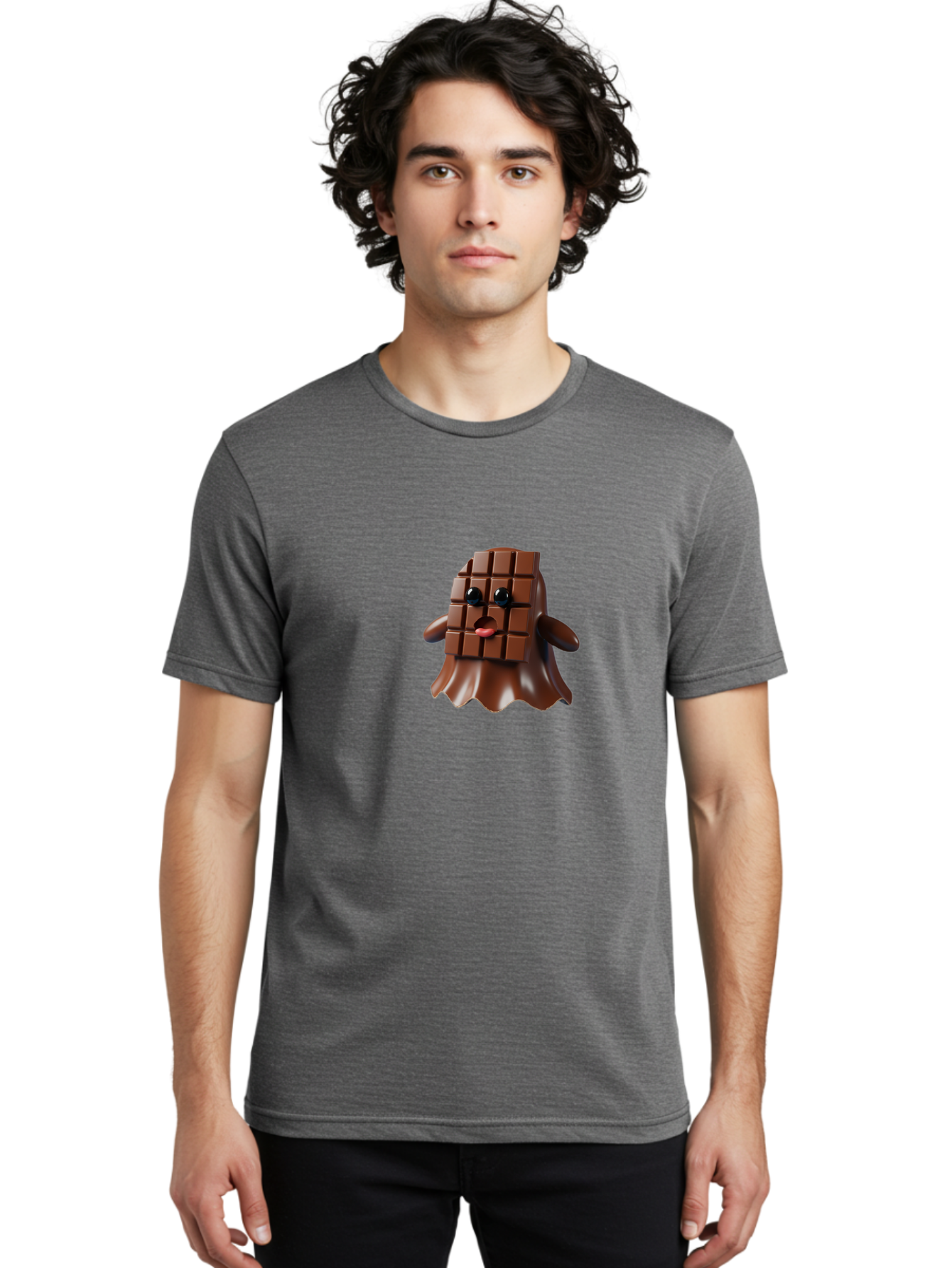 Melted-Chocolate Men'S Graphic Tee, 100% Cotton, Comfortable Casual Summer Wear, Machine Washable, Vintage Camera, Old Camera, Antique Camera, Black Camera, Classic Photography, Photography Equipment, Nostalgic Device, Film Camera, Camera Art Bam855