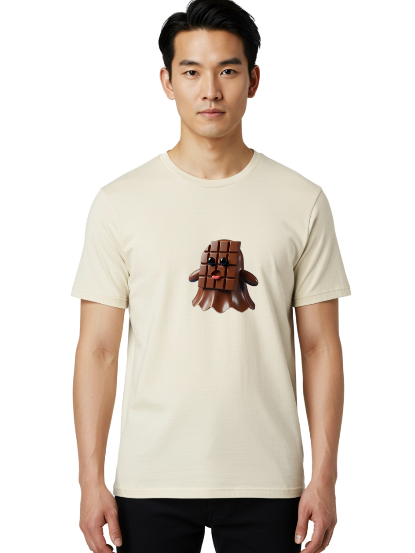 Melted-Chocolate Men'S Graphic Tee, 100% Cotton, Comfortable Casual Summer Wear, Machine Washable, Vintage Camera, Old Camera, Antique Camera, Black Camera, Classic Photography, Photography Equipment, Nostalgic Device, Film Camera, Camera Art Bam855