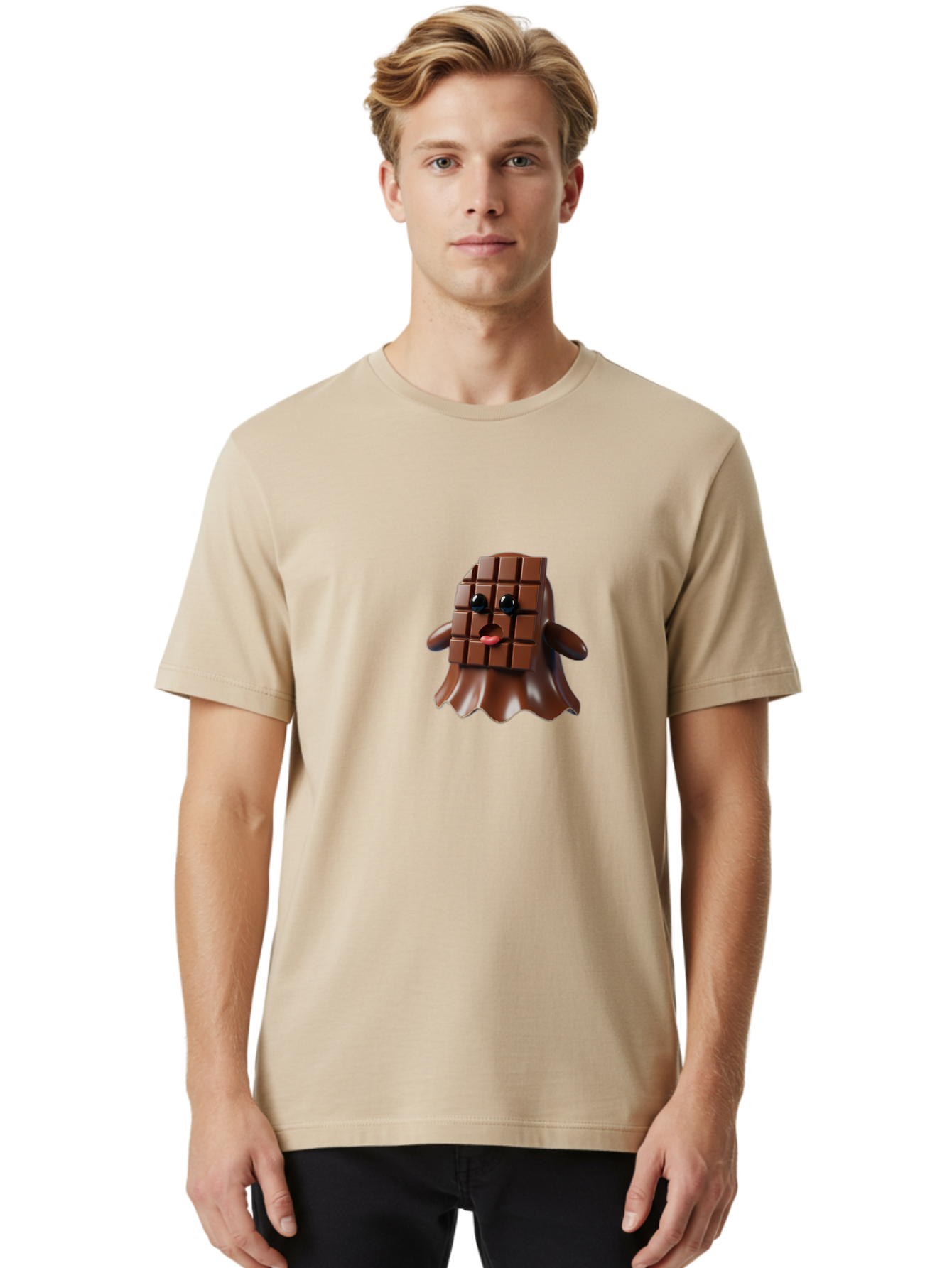Melted-Chocolate Men'S Graphic Tee, 100% Cotton, Comfortable Casual Summer Wear, Machine Washable, Vintage Camera, Old Camera, Antique Camera, Black Camera, Classic Photography, Photography Equipment, Nostalgic Device, Film Camera, Camera Art Bam855