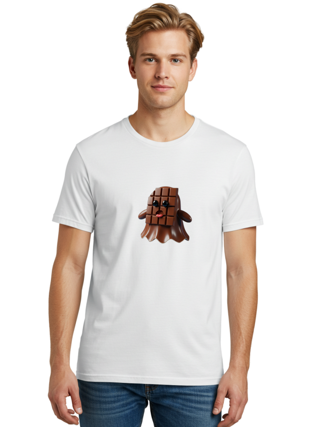 Melted-Chocolate Men'S Graphic Tee, 100% Cotton, Comfortable Casual Summer Wear, Machine Washable, Vintage Camera, Old Camera, Antique Camera, Black Camera, Classic Photography, Photography Equipment, Nostalgic Device, Film Camera, Camera Art Bam855